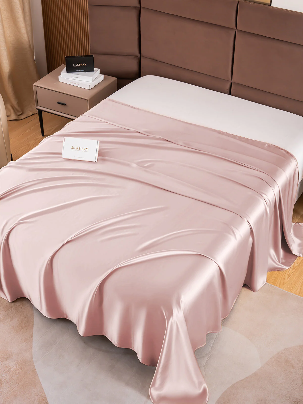 19Momme Mulberry Silk Seamless Flat Sheet - Image 36
