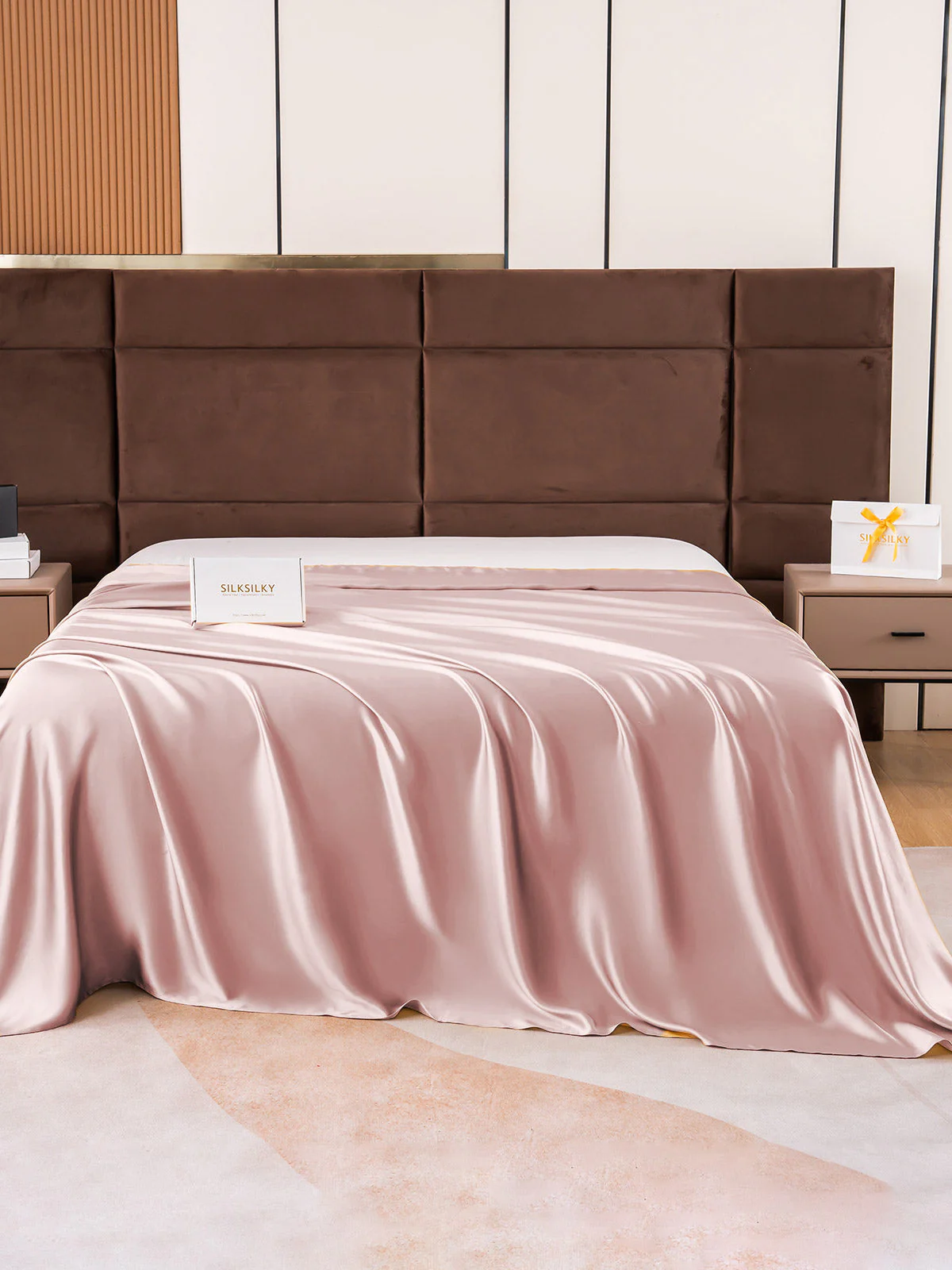 19Momme Mulberry Silk Seamless Flat Sheet - Image 37