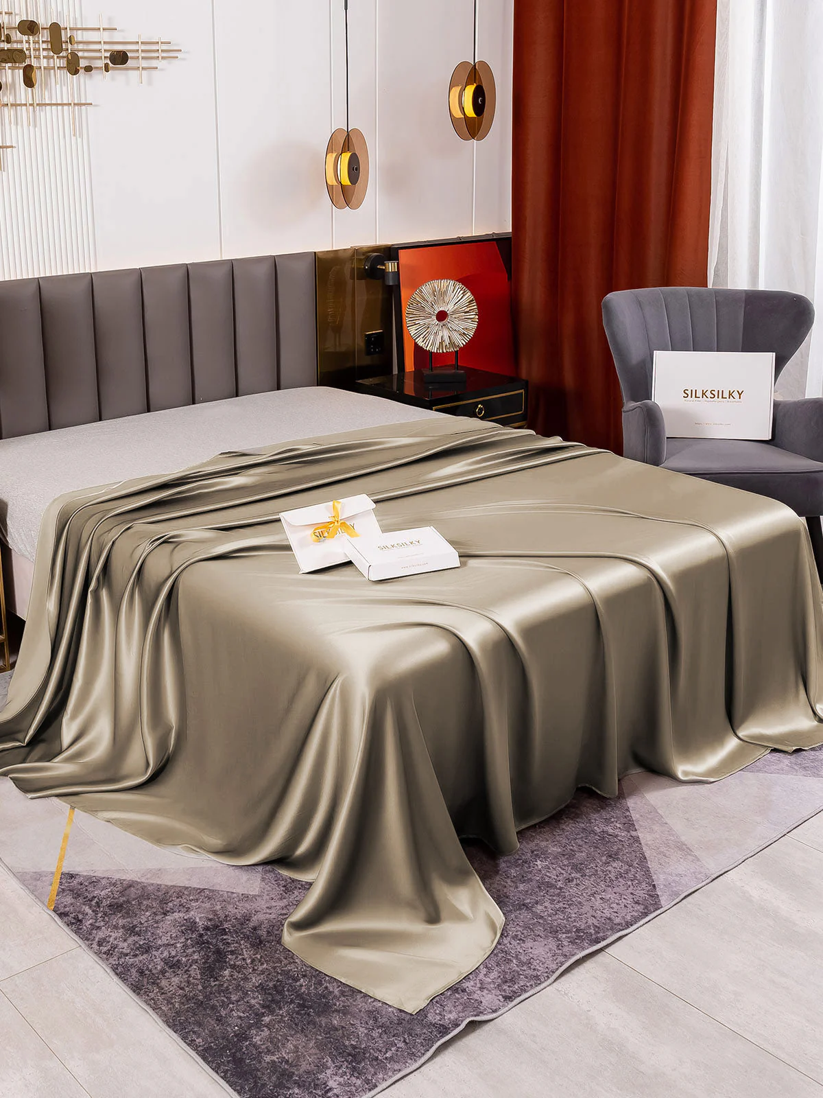 19Momme Mulberry Silk Seamless Flat Sheet - Image 39