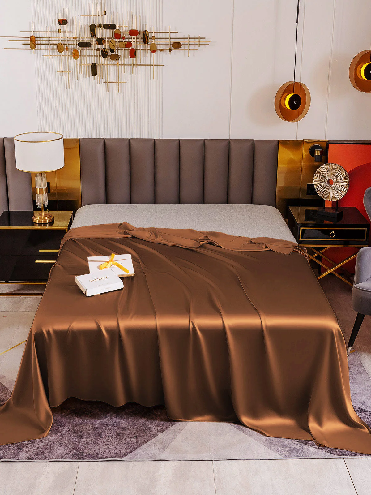 19Momme Mulberry Silk Seamless Flat Sheet - Image 43