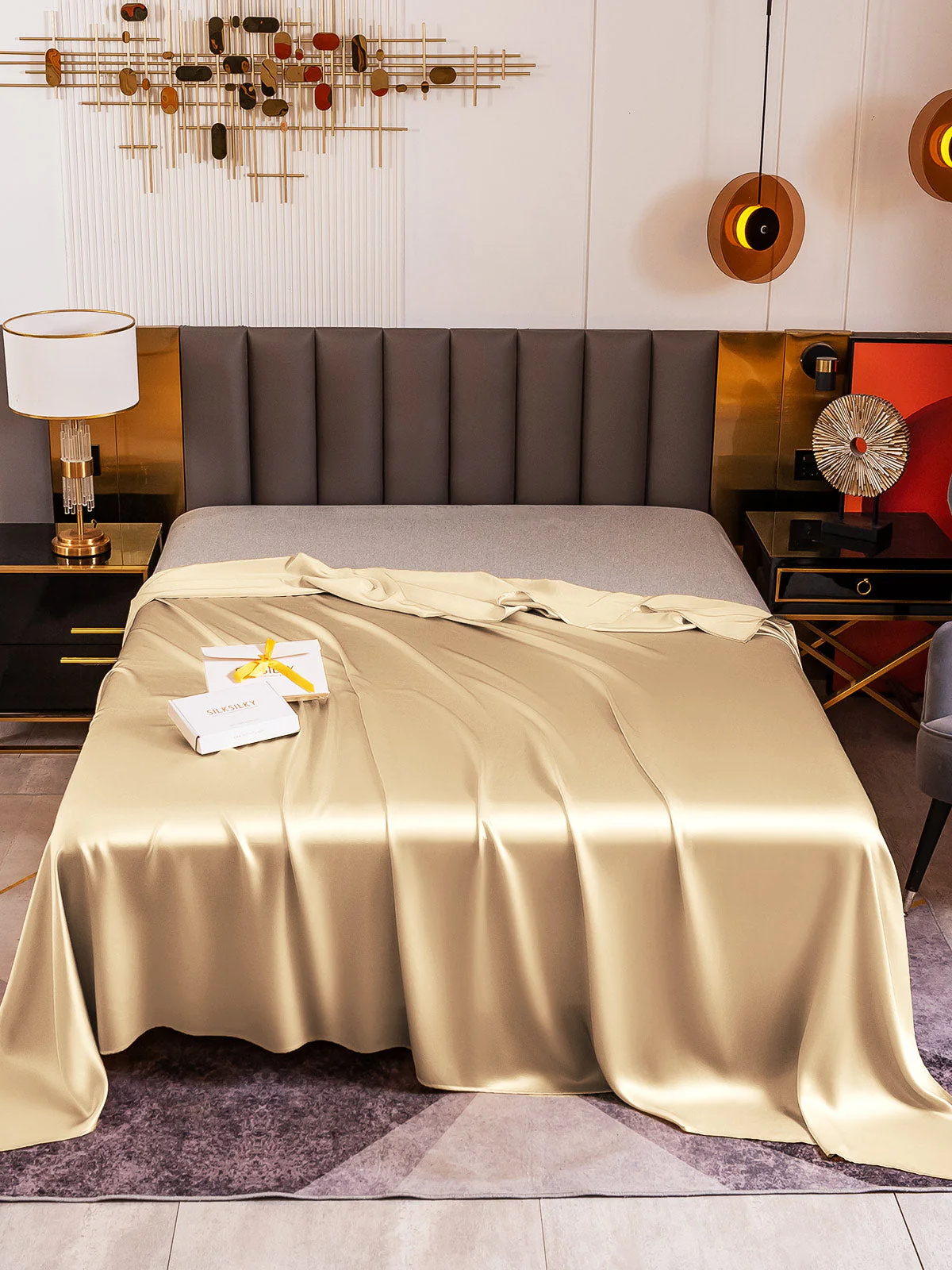 19Momme Mulberry Silk Seamless Flat Sheet - Image 49