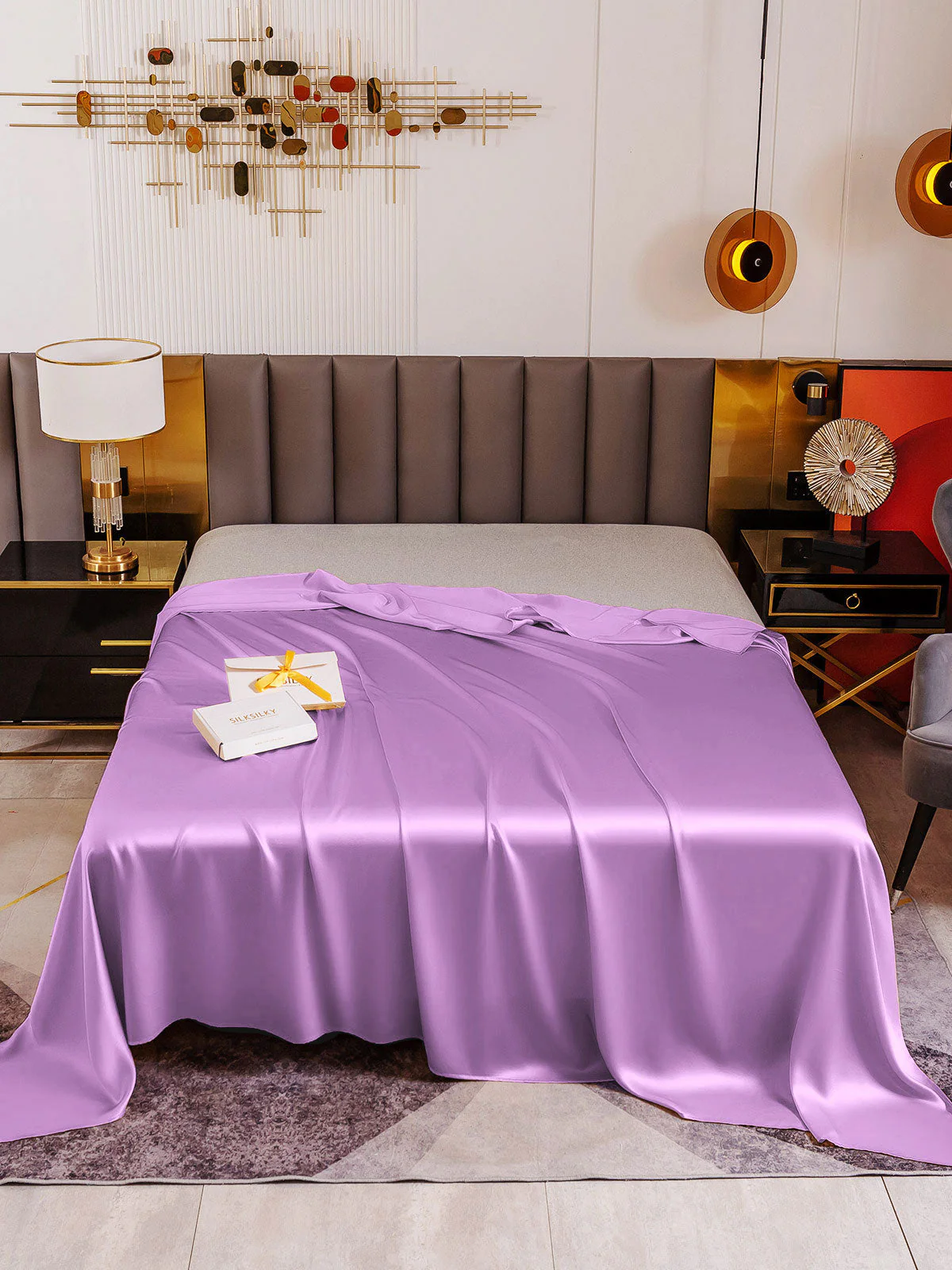 19Momme Mulberry Silk Seamless Flat Sheet - Image 52