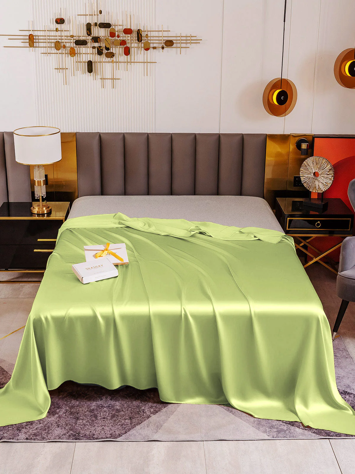 19Momme Mulberry Silk Seamless Flat Sheet - Image 55