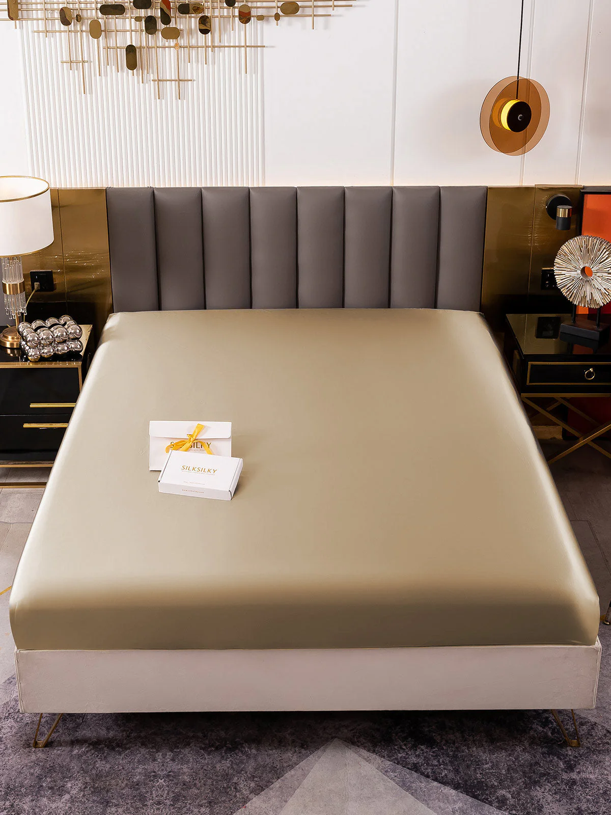 19Momme Mulberry Silk Seamless Fitted Sheet - Image 26