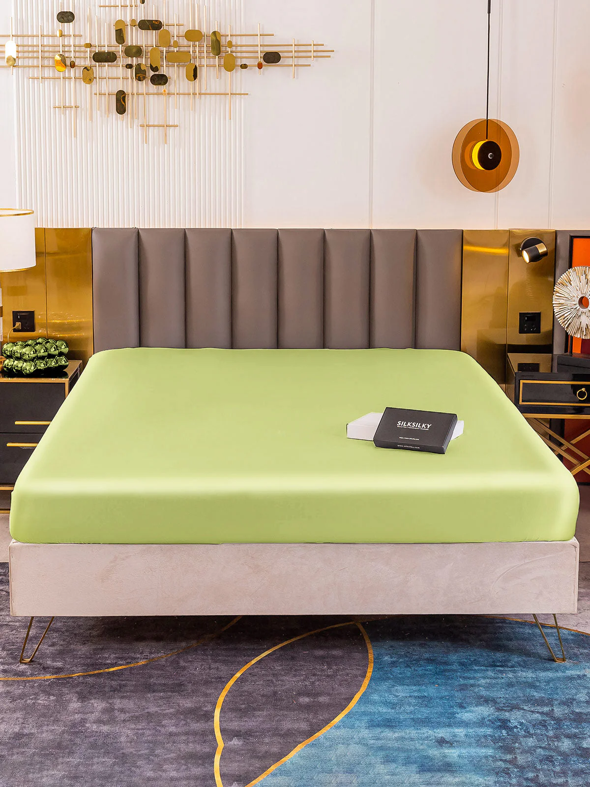 19Momme Mulberry Silk Seamless Fitted Sheet - Image 70