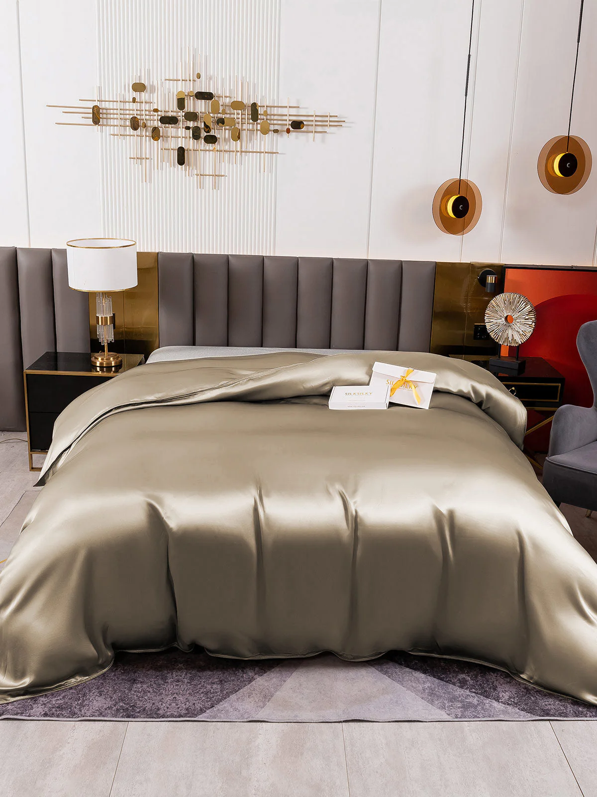 19Momme Mulberry Silk Seamless Doona Covers - Image 25