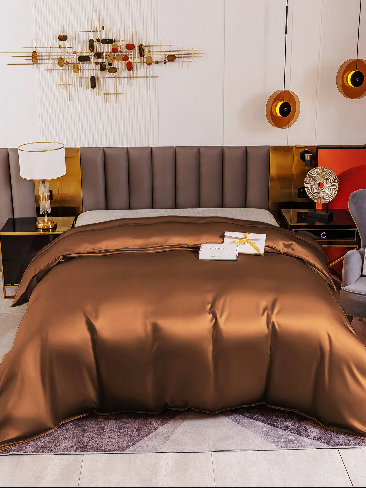 19Momme Mulberry Silk Seamless Doona Covers - Image 28