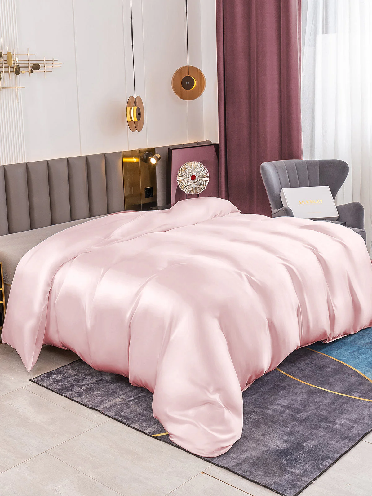 19Momme Mulberry Silk Seamless Doona Covers - Image 33