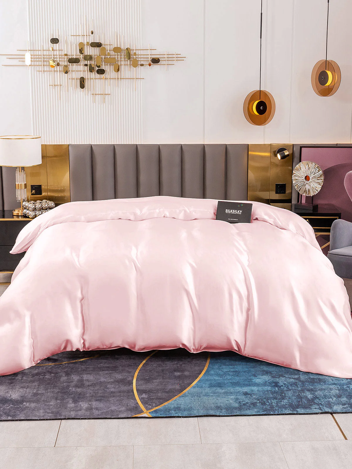 19Momme Mulberry Silk Seamless Doona Covers - Image 34