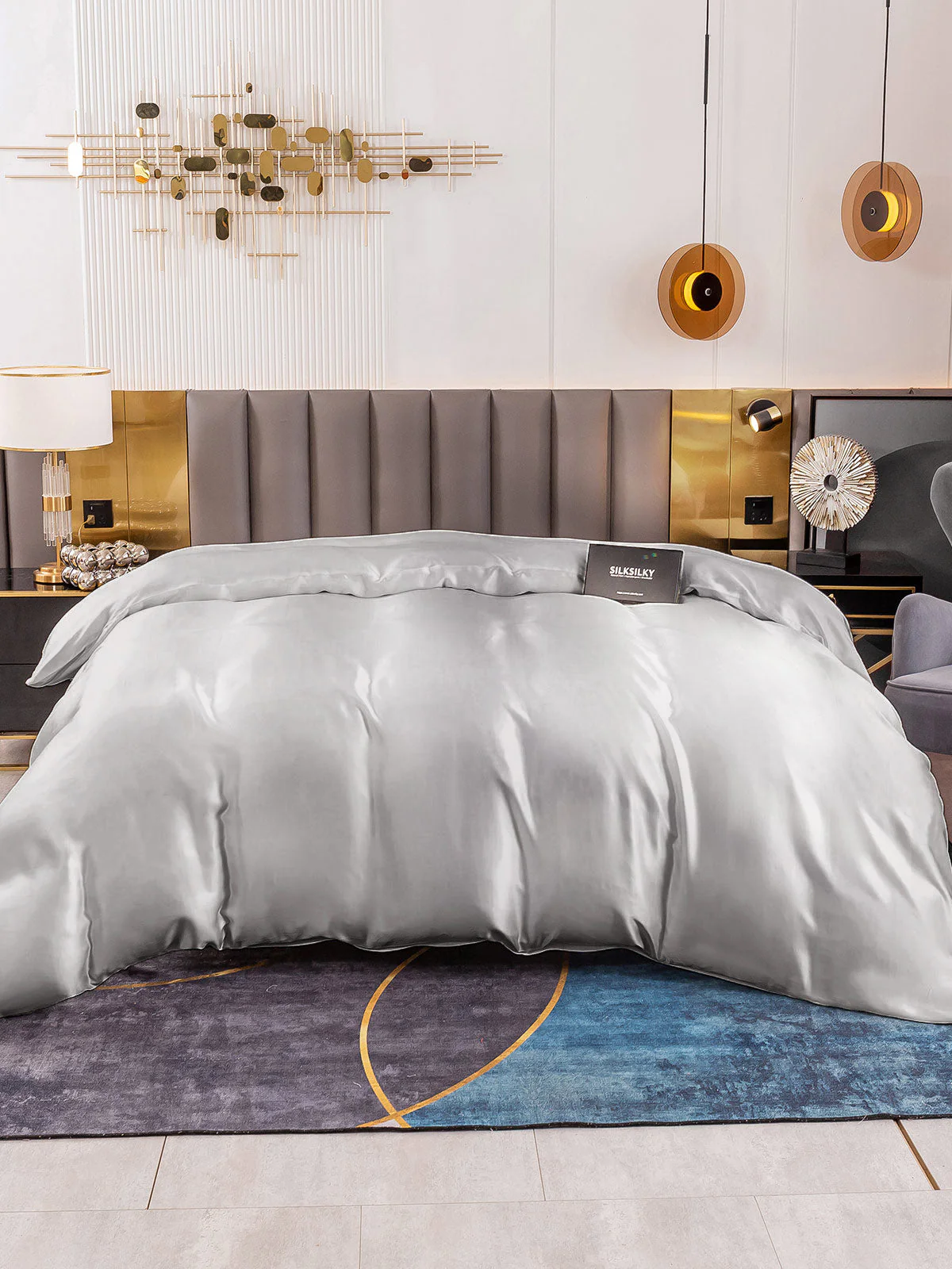 19Momme Mulberry Silk Seamless Doona Covers - Image 37