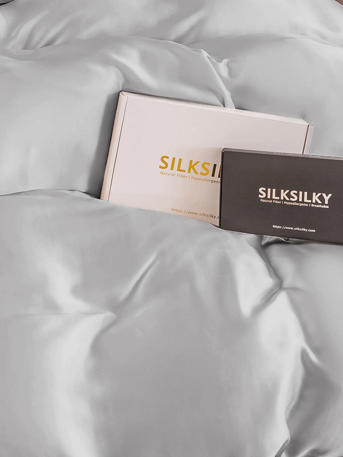 19Momme Mulberry Silk Seamless Doona Covers - Image 38