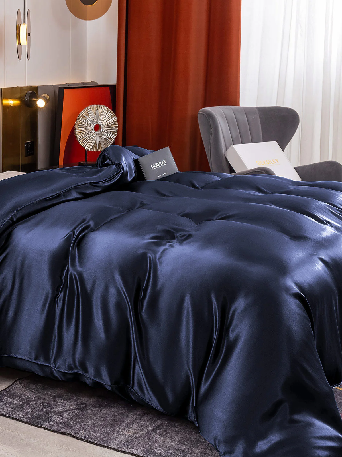 19Momme Mulberry Silk Seamless Doona Covers - Image 4