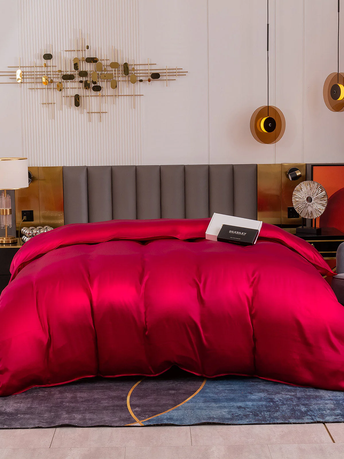 19Momme Mulberry Silk Seamless Doona Covers - Image 40