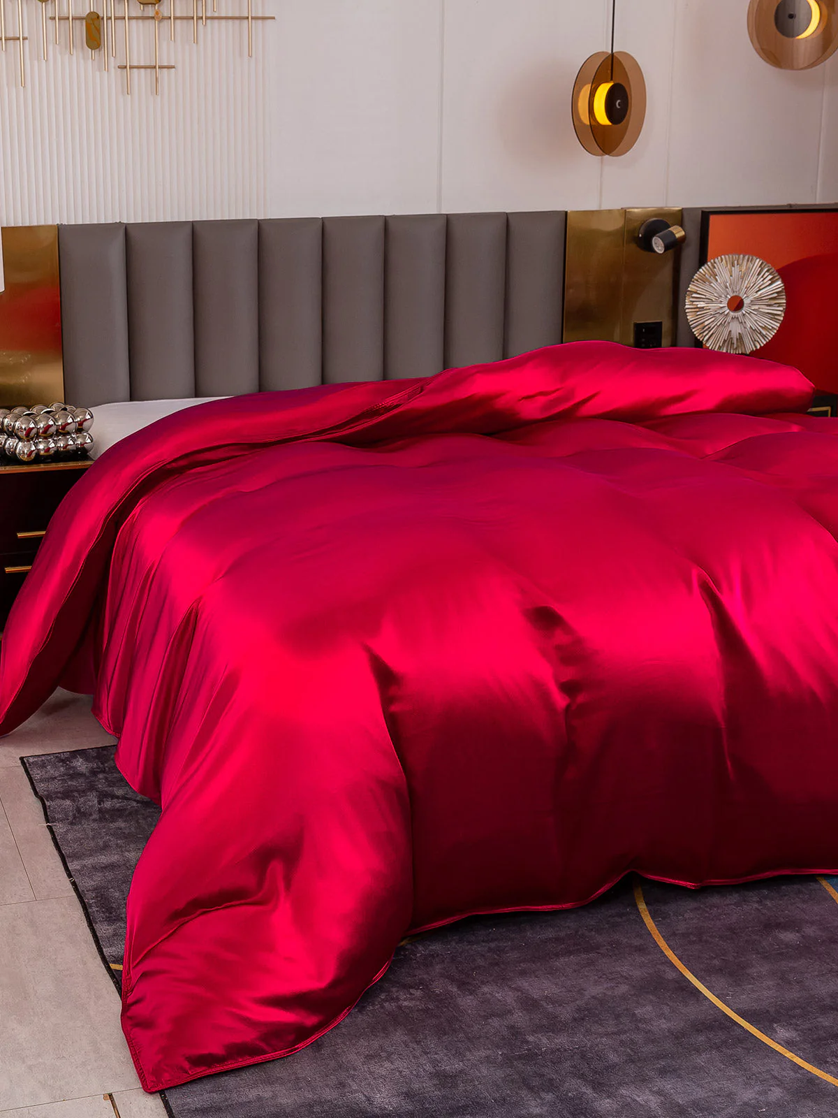 19Momme Mulberry Silk Seamless Doona Covers - Image 41