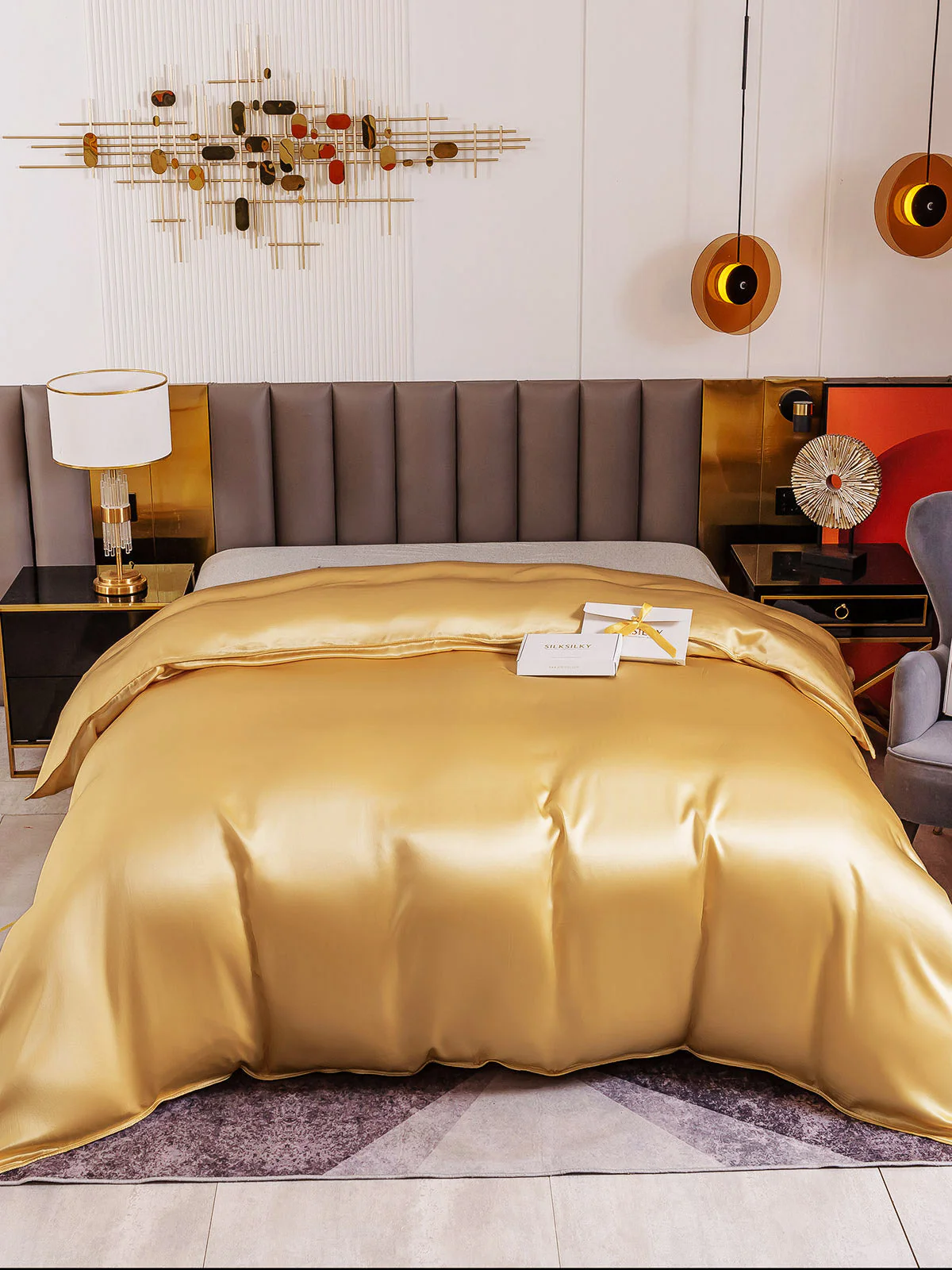 19Momme Mulberry Silk Seamless Doona Covers - Image 46