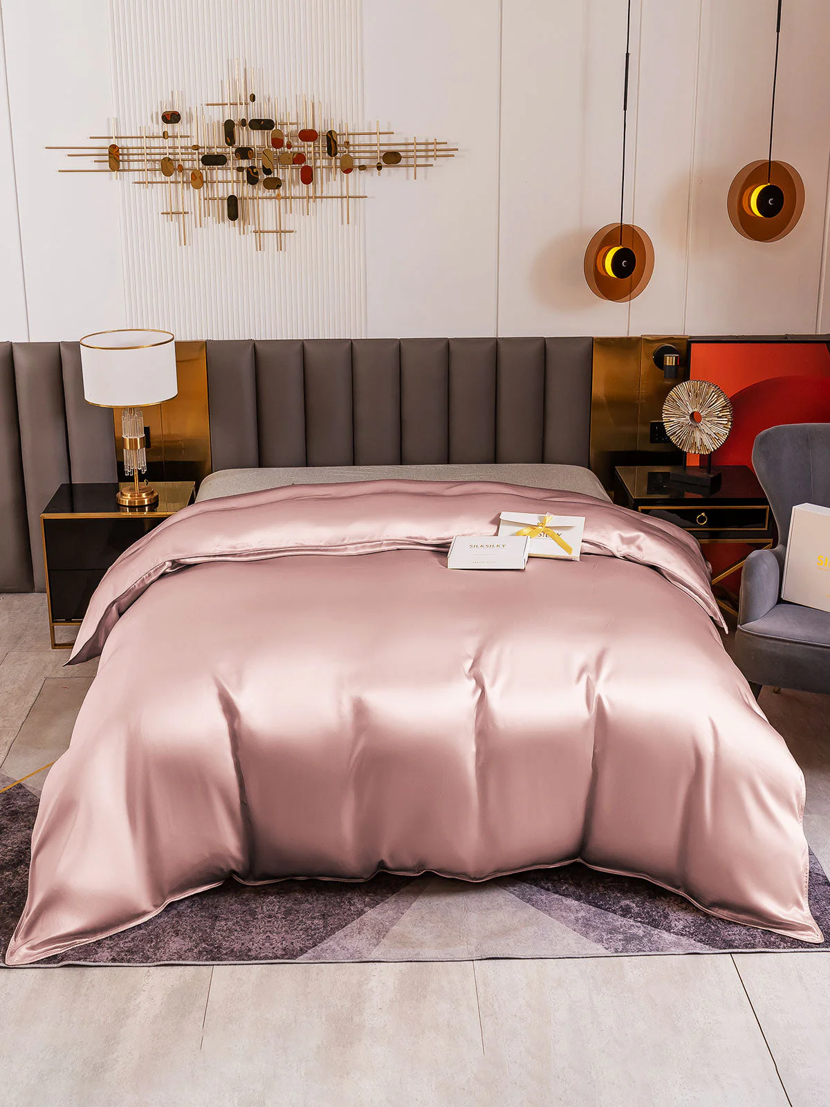 19Momme Mulberry Silk Seamless Doona Covers - Image 49