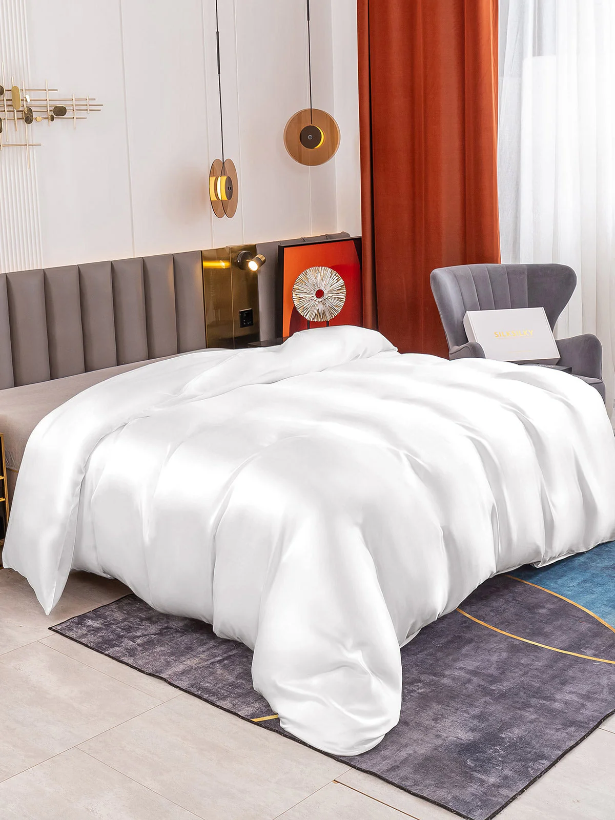 19Momme Mulberry Silk Seamless Doona Covers - Image 6