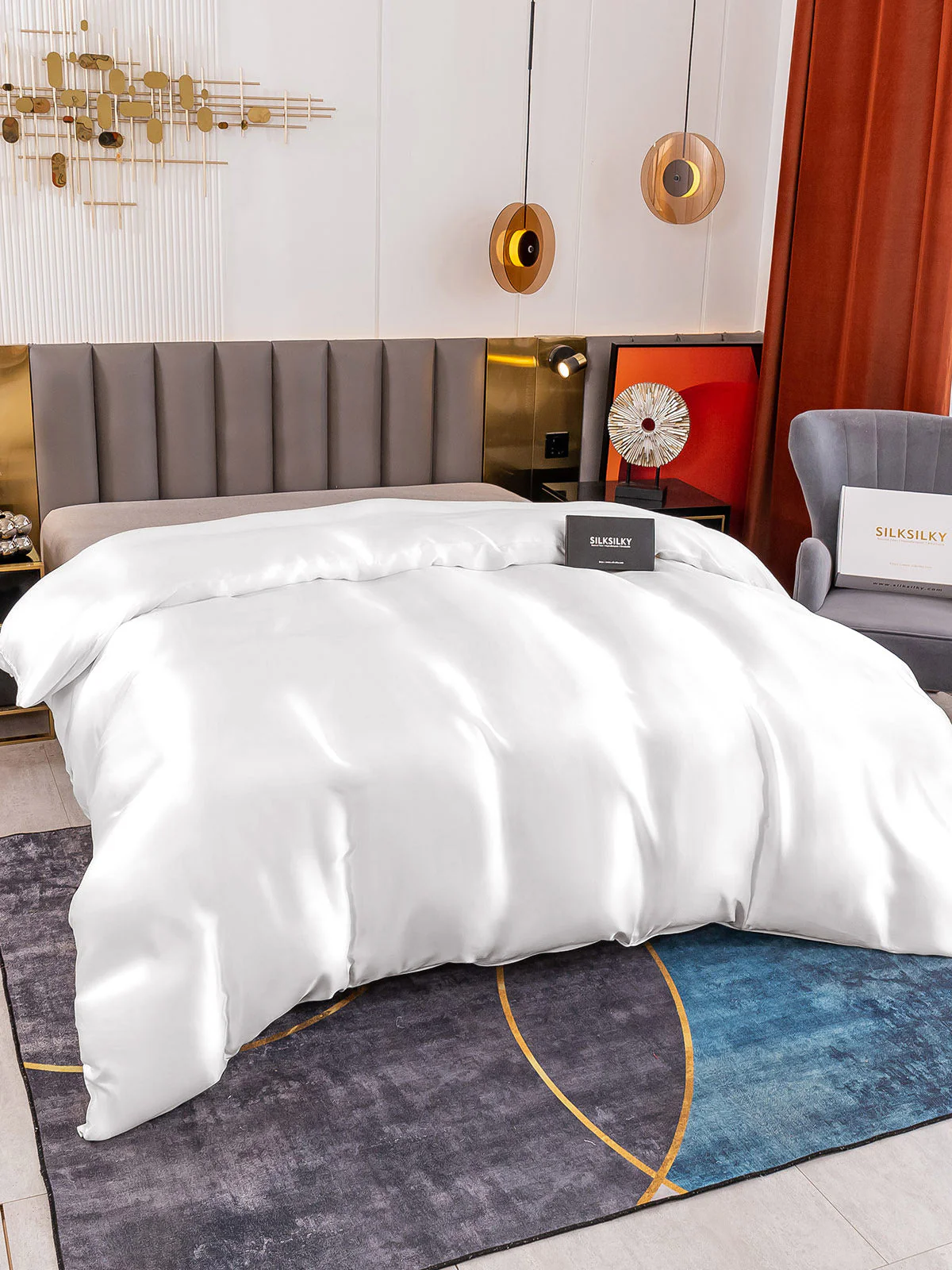 19Momme Mulberry Silk Seamless Doona Covers - Image 7