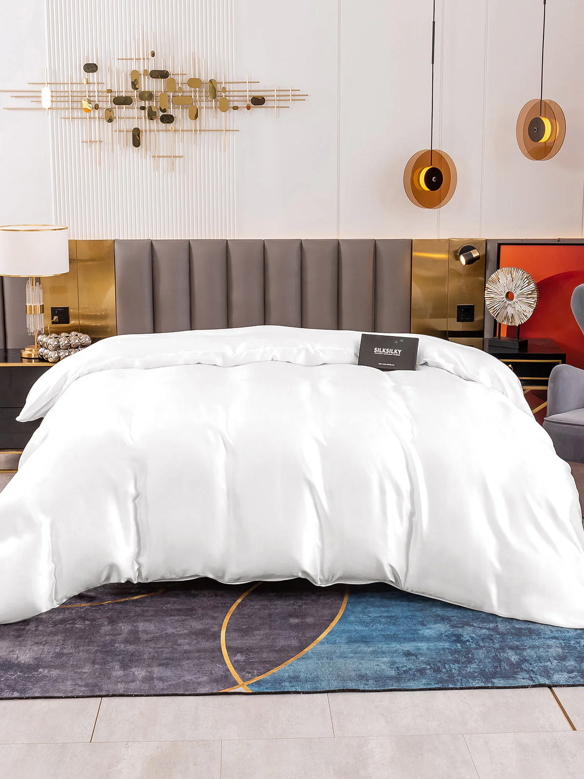 19Momme Mulberry Silk Seamless Doona Covers - Image 8