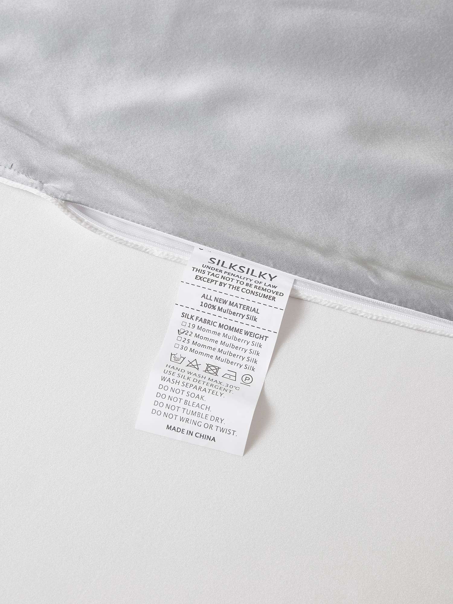 22Momme 3Pcs Silk Set Flat Sheet+2x Pillowcases - Image 72