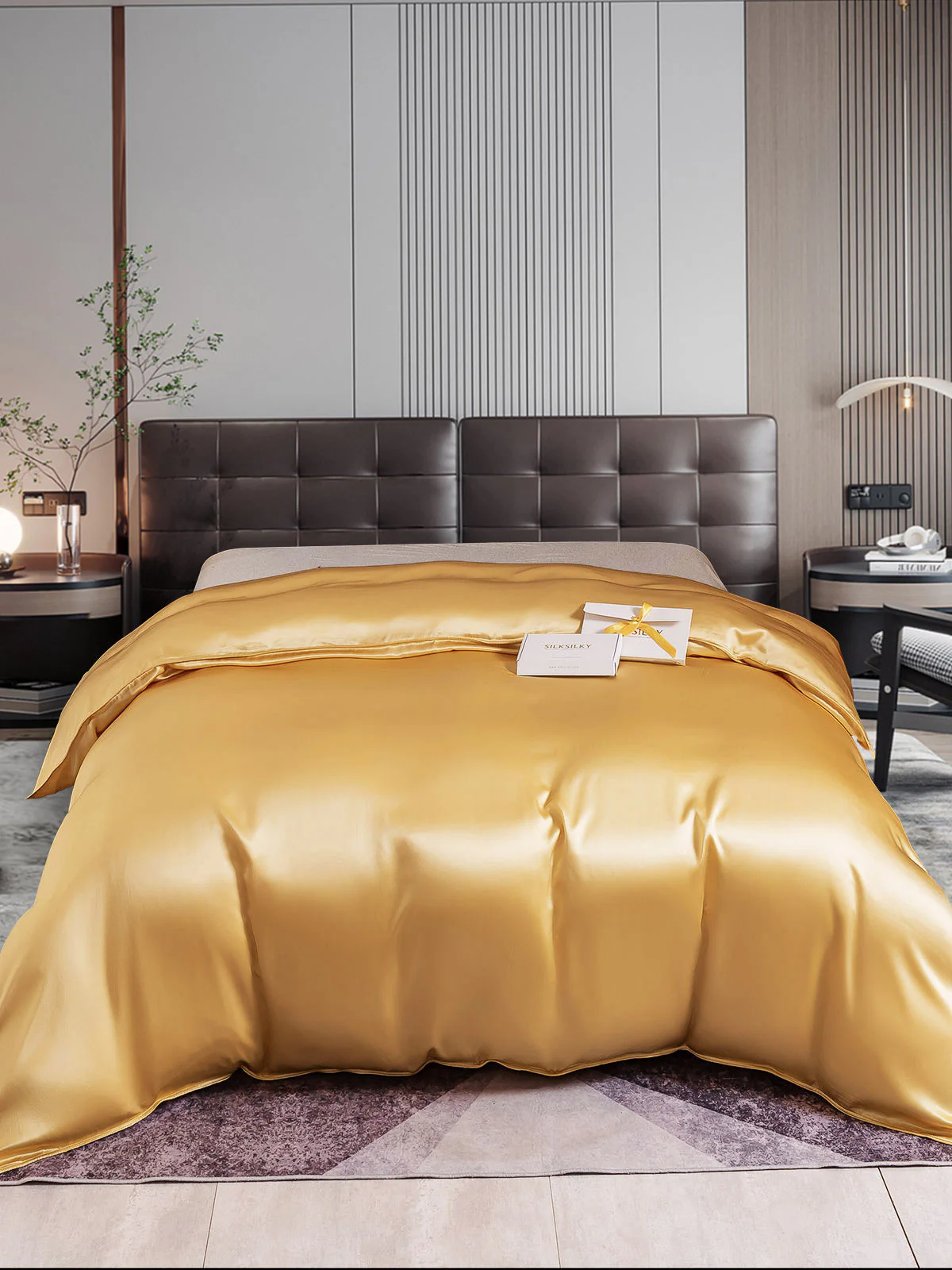 22Momme Mulberry Silk Seamless Doona Covers - Image 20