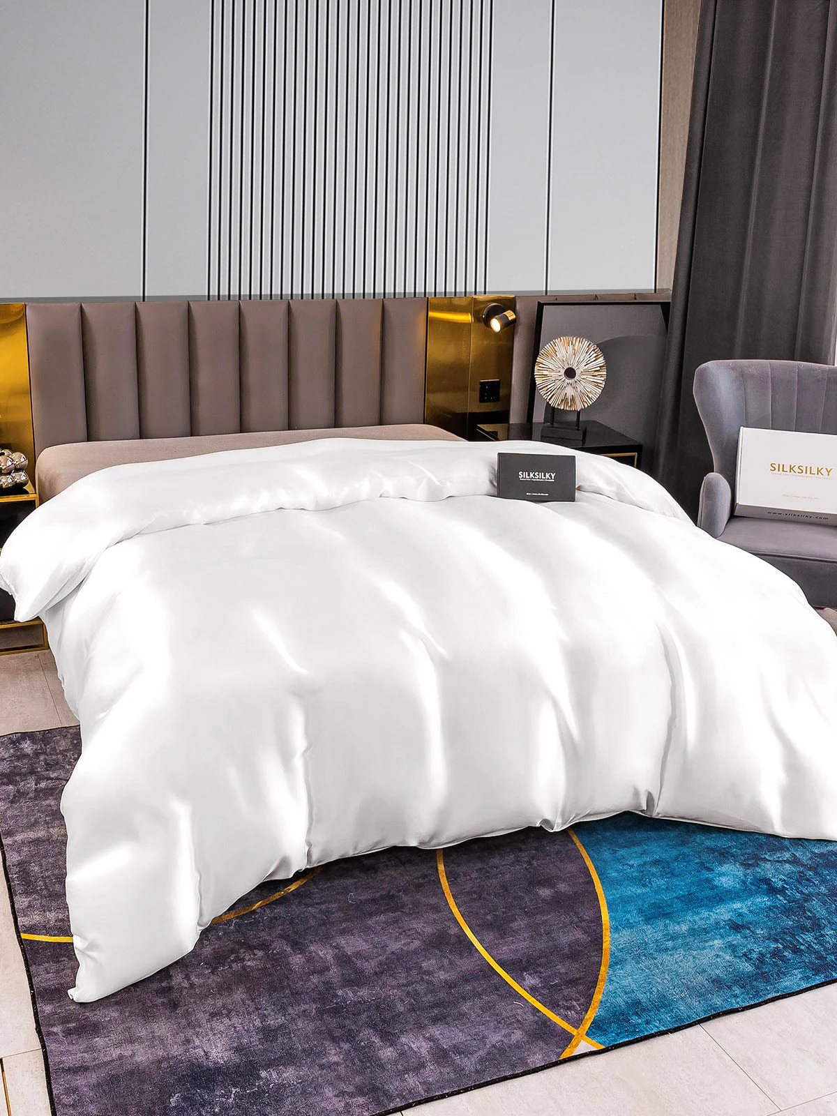 22Momme Mulberry Silk Seamless Doona Covers - Image 3