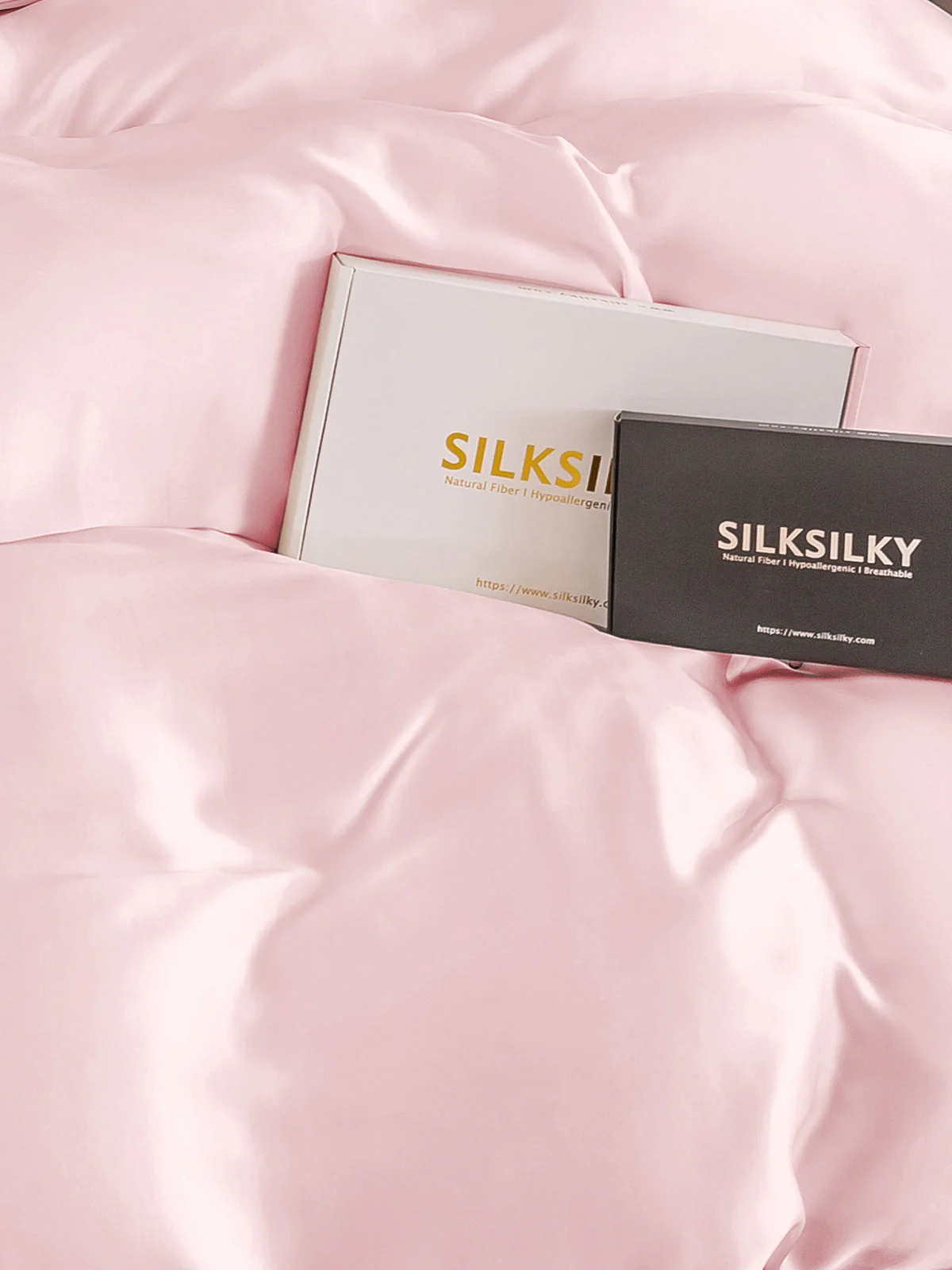22Momme Mulberry Silk Seamless Doona Covers - Image 33