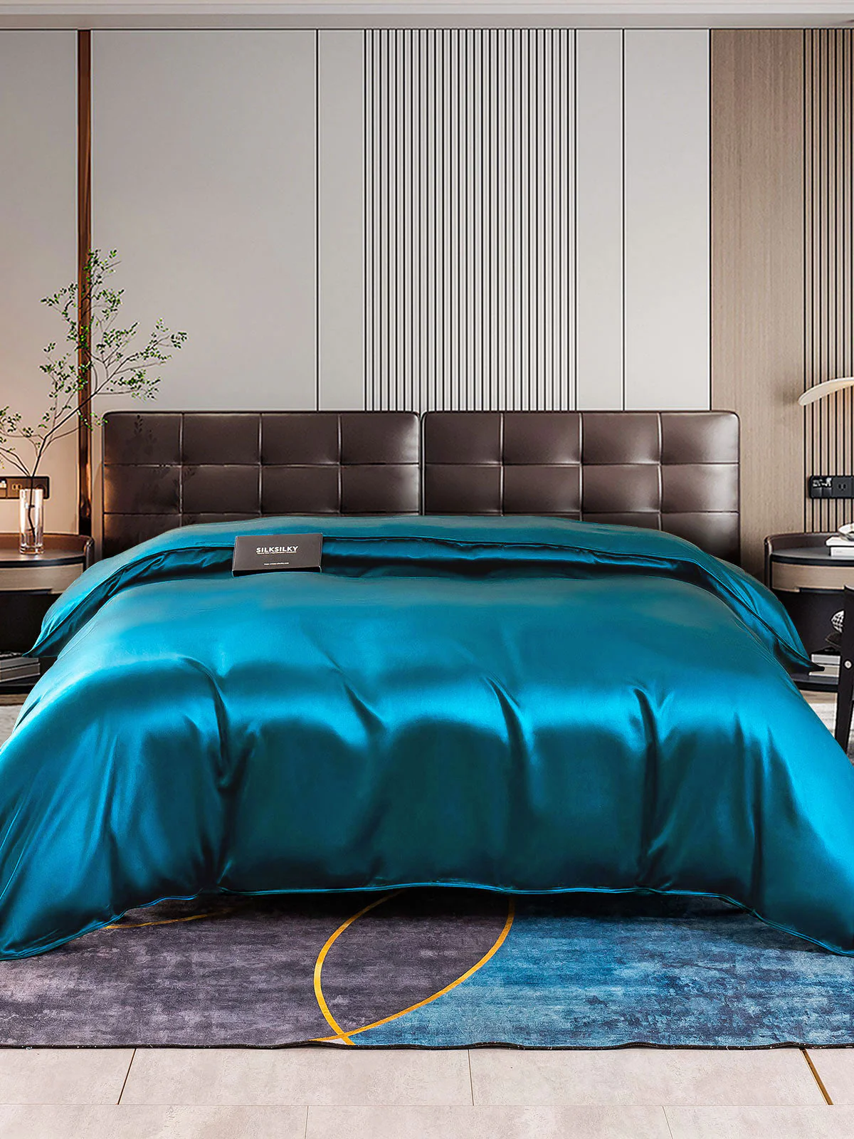 22Momme Mulberry Silk Seamless Doona Covers - Image 34