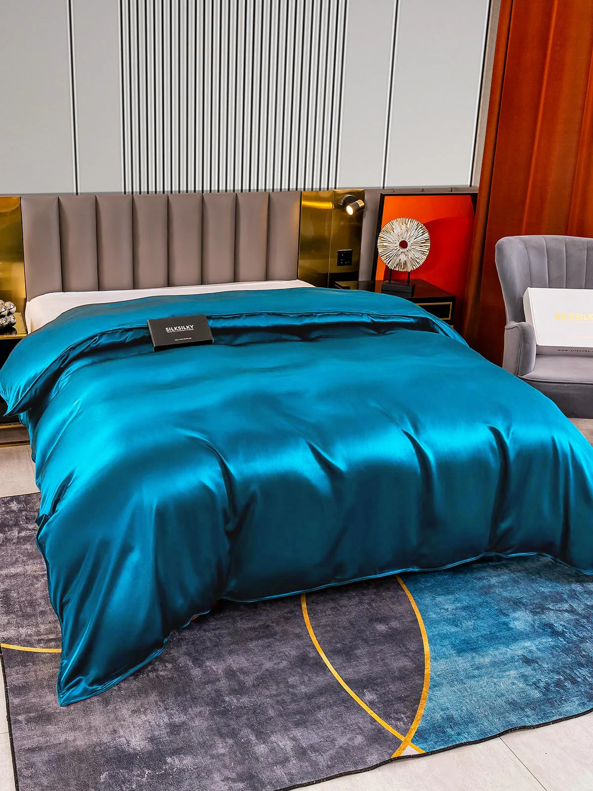 22Momme Mulberry Silk Seamless Doona Covers - Image 35