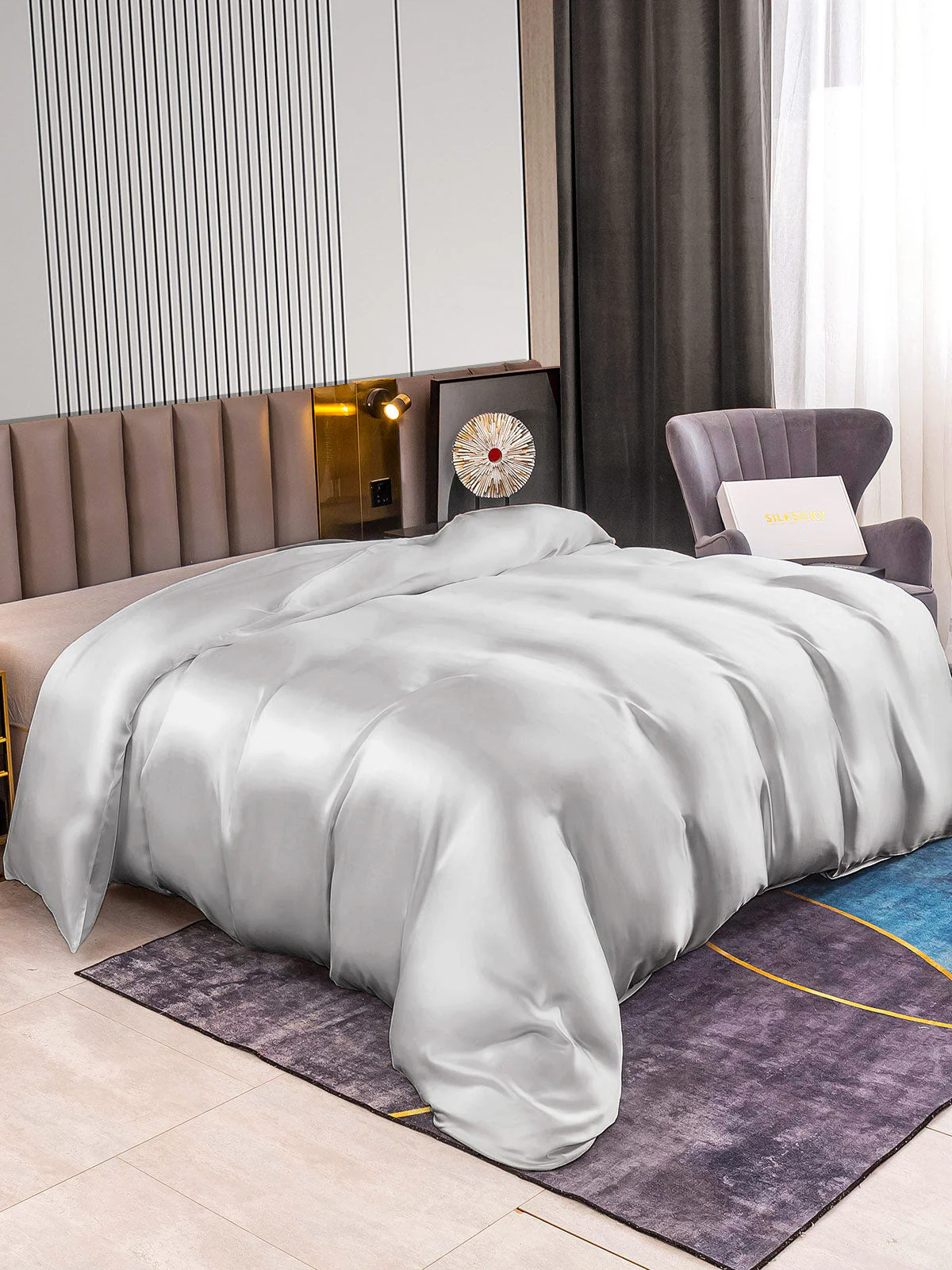 22Momme Mulberry Silk Seamless Doona Covers - Image 7