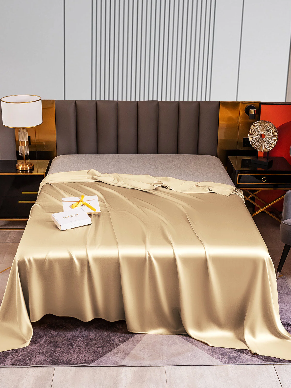 22Momme Mulberry Silk Seamless Flat Sheet - Image 14