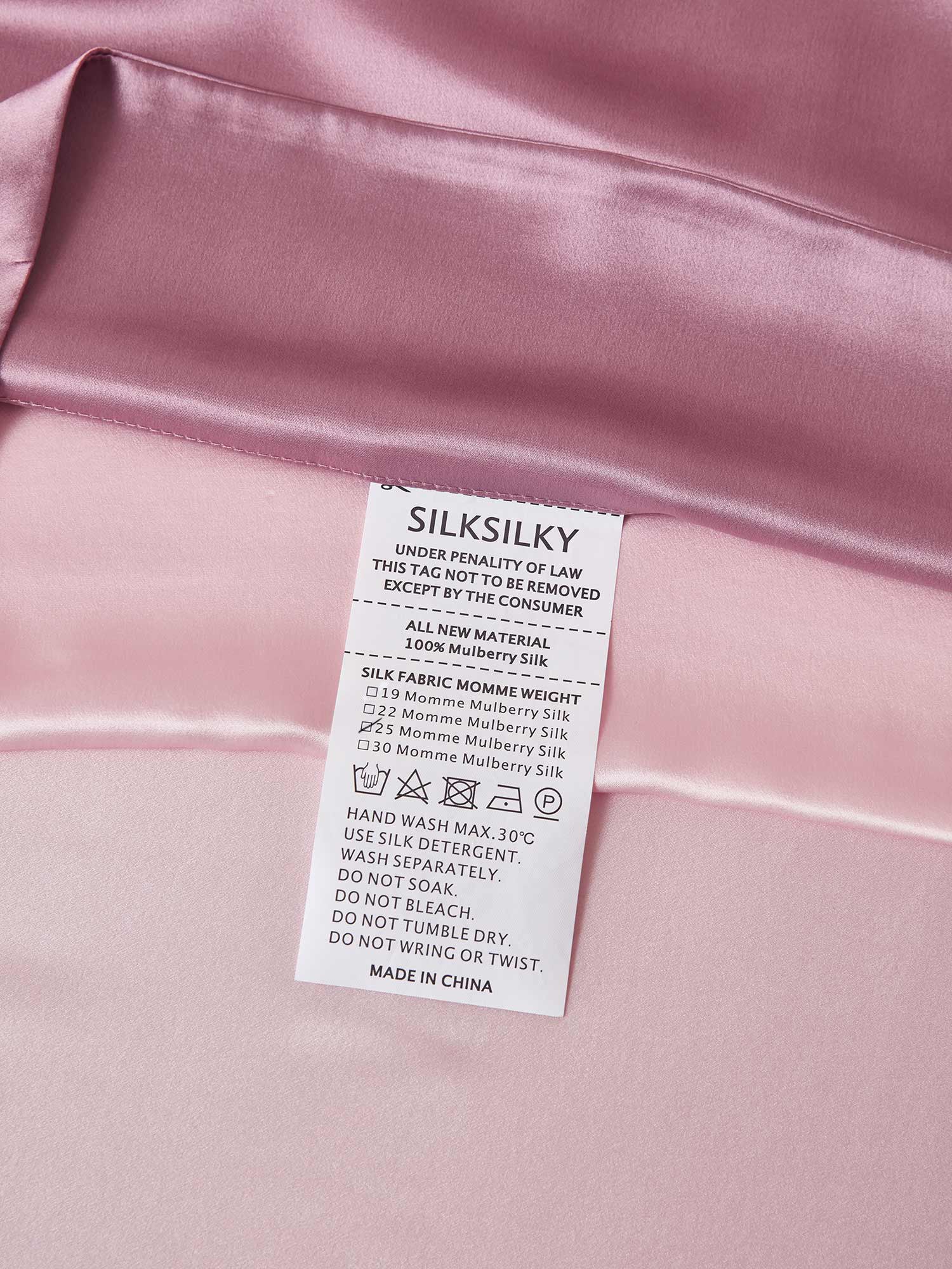 25Momme 3Pcs Silk Set Flat Sheet+2x Pillowcases - Image 56