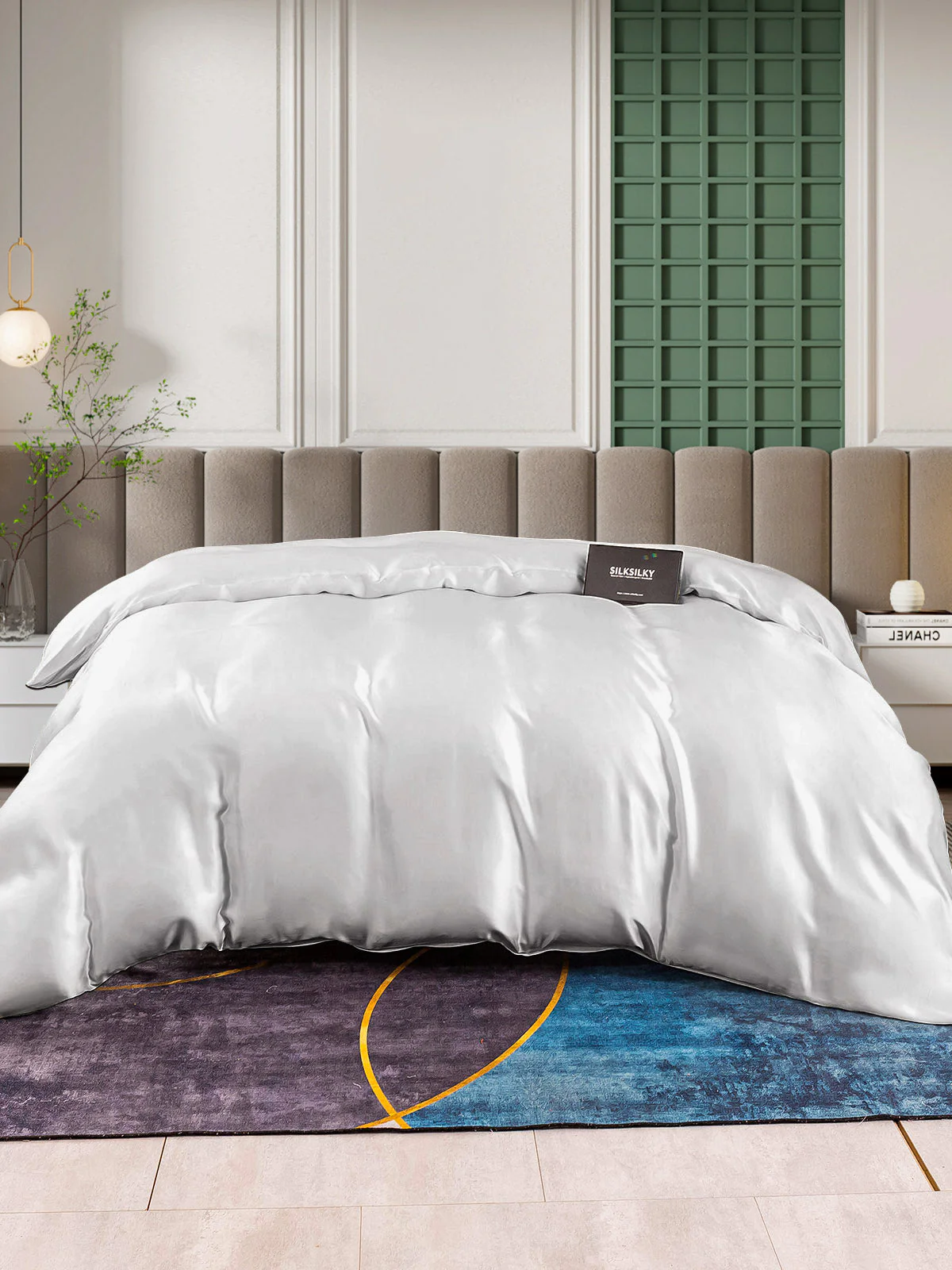 25Momme Mulberry Silk Seamless Duvet Cover (WITHOUT PILLOWCASES) - Image 22