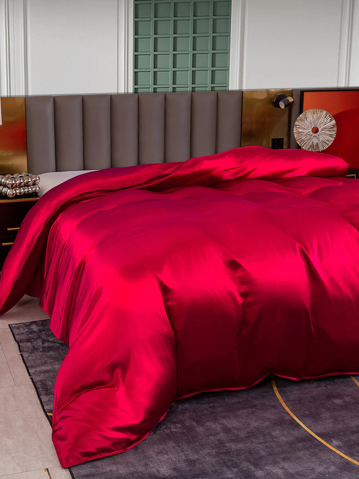 25Momme Mulberry Silk Seamless Duvet Cover (WITHOUT PILLOWCASES) - Image 26