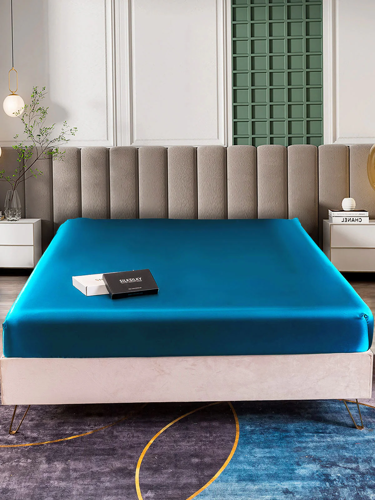 25Momme Mulberry Silk Seamless Fitted Sheet - Image 35