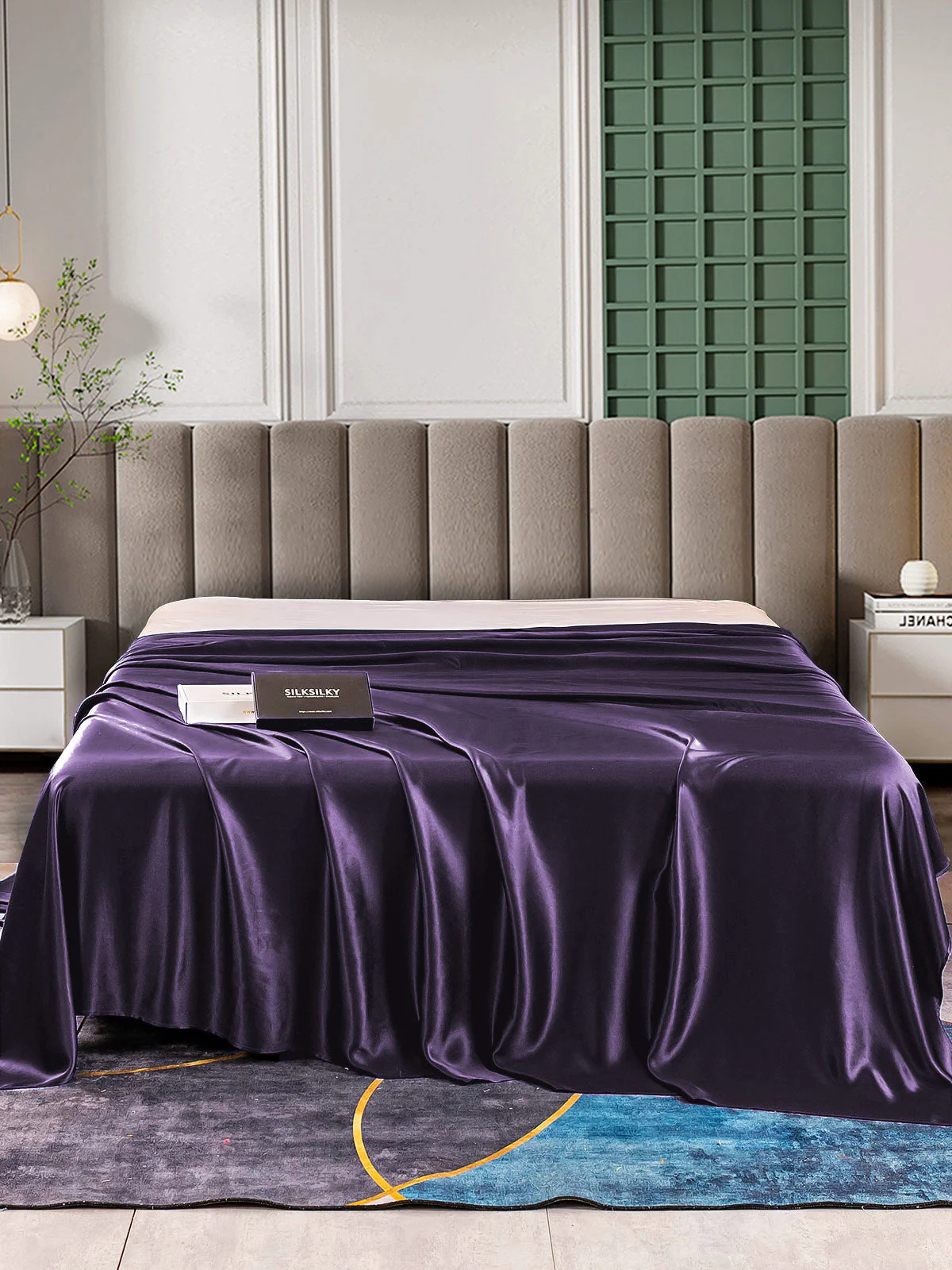 25Momme Mulberry Silk Seamless Flat Sheet - Image 31