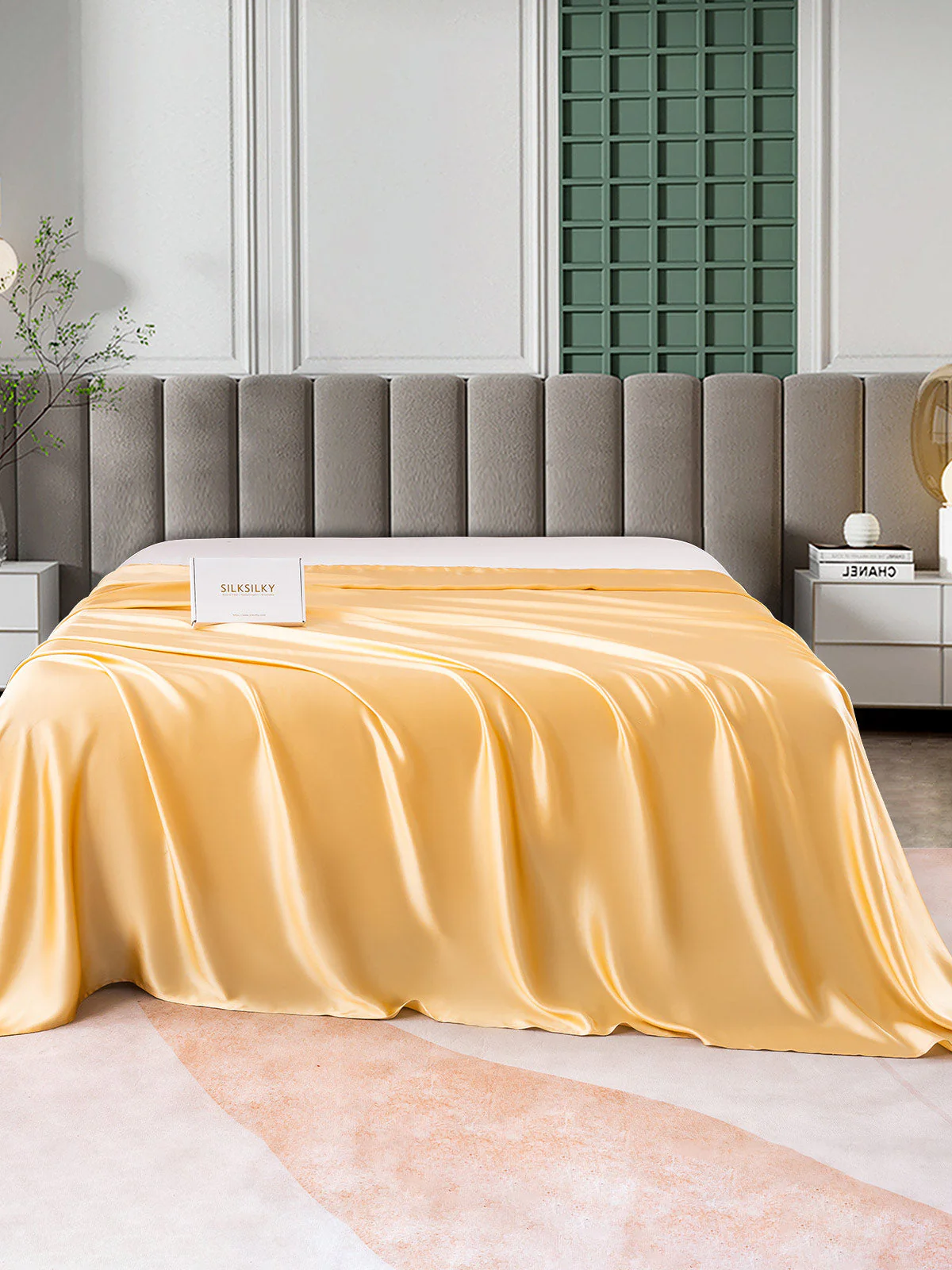 25Momme Mulberry Silk Seamless Flat Sheet - Image 37