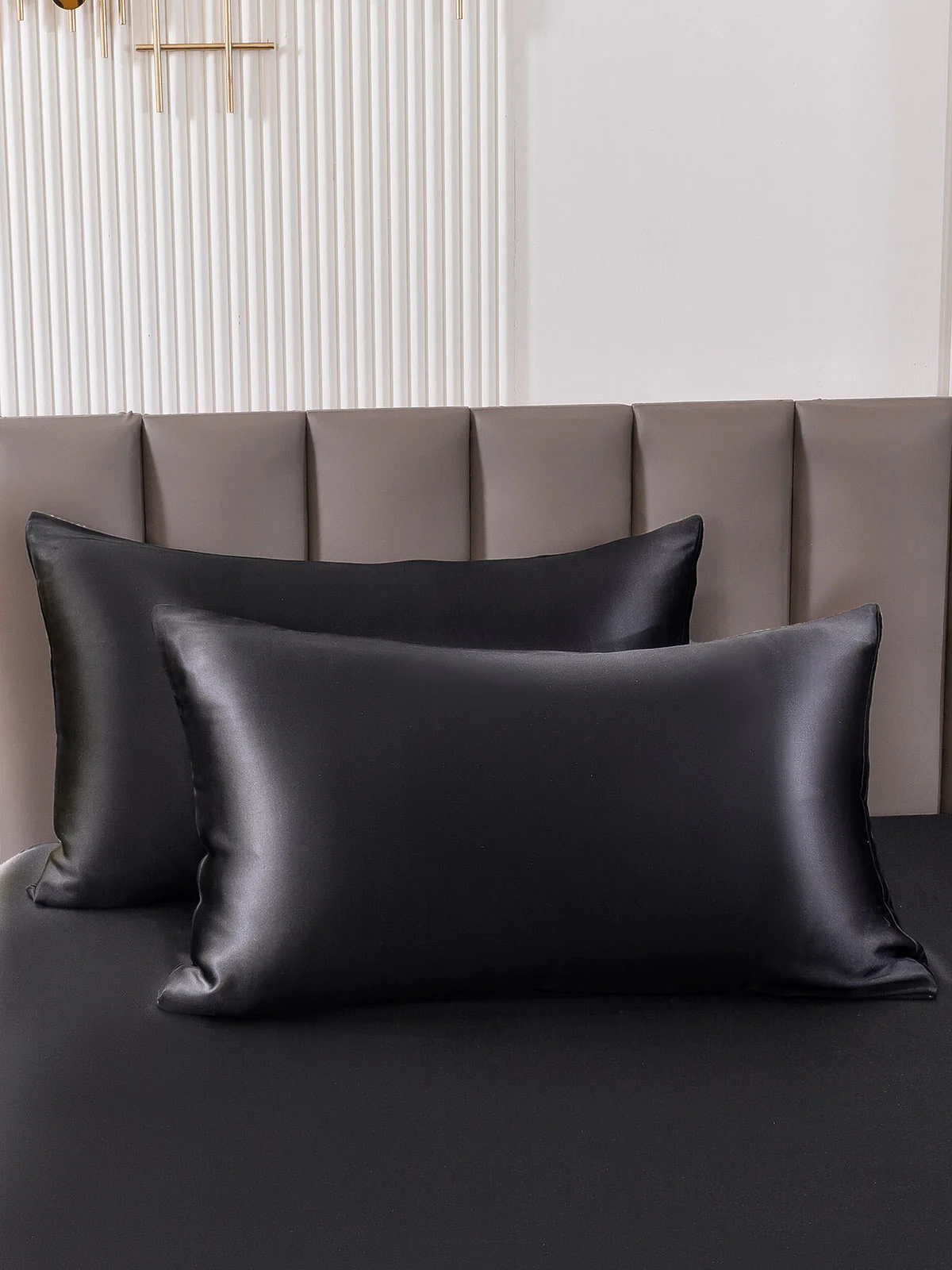 2Pcs 22Momme 100% Silk Pillowcases Bundle - Hidden Zipper - Image 6