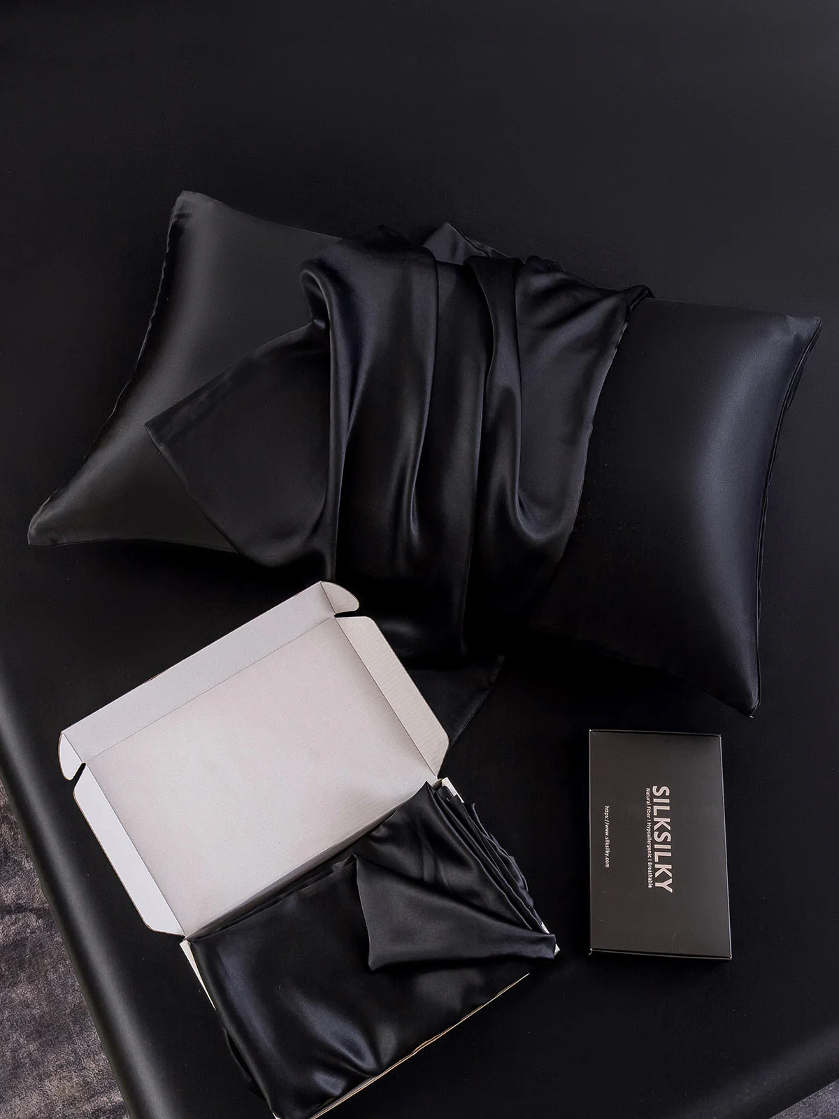 2Pcs 22Momme 100% Silk Pillowcases Bundle - Hidden Zipper - Image 9
