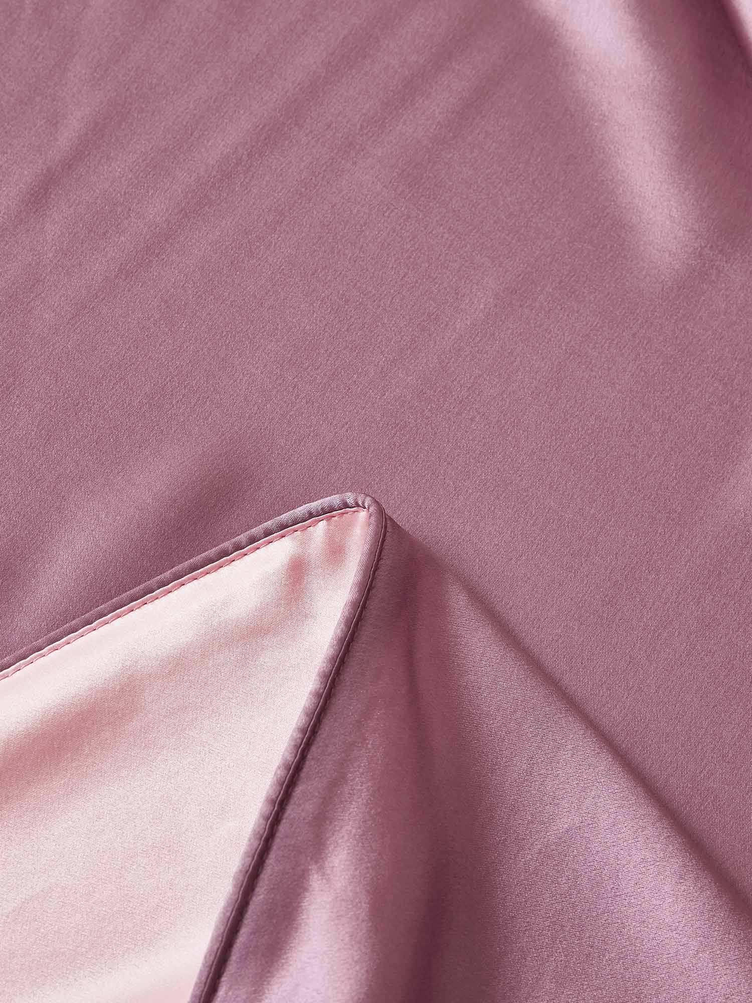 19Momme 4Pcs Silk Set Doona Cover+Flat Sheet+2x Pillowcases - Image 116