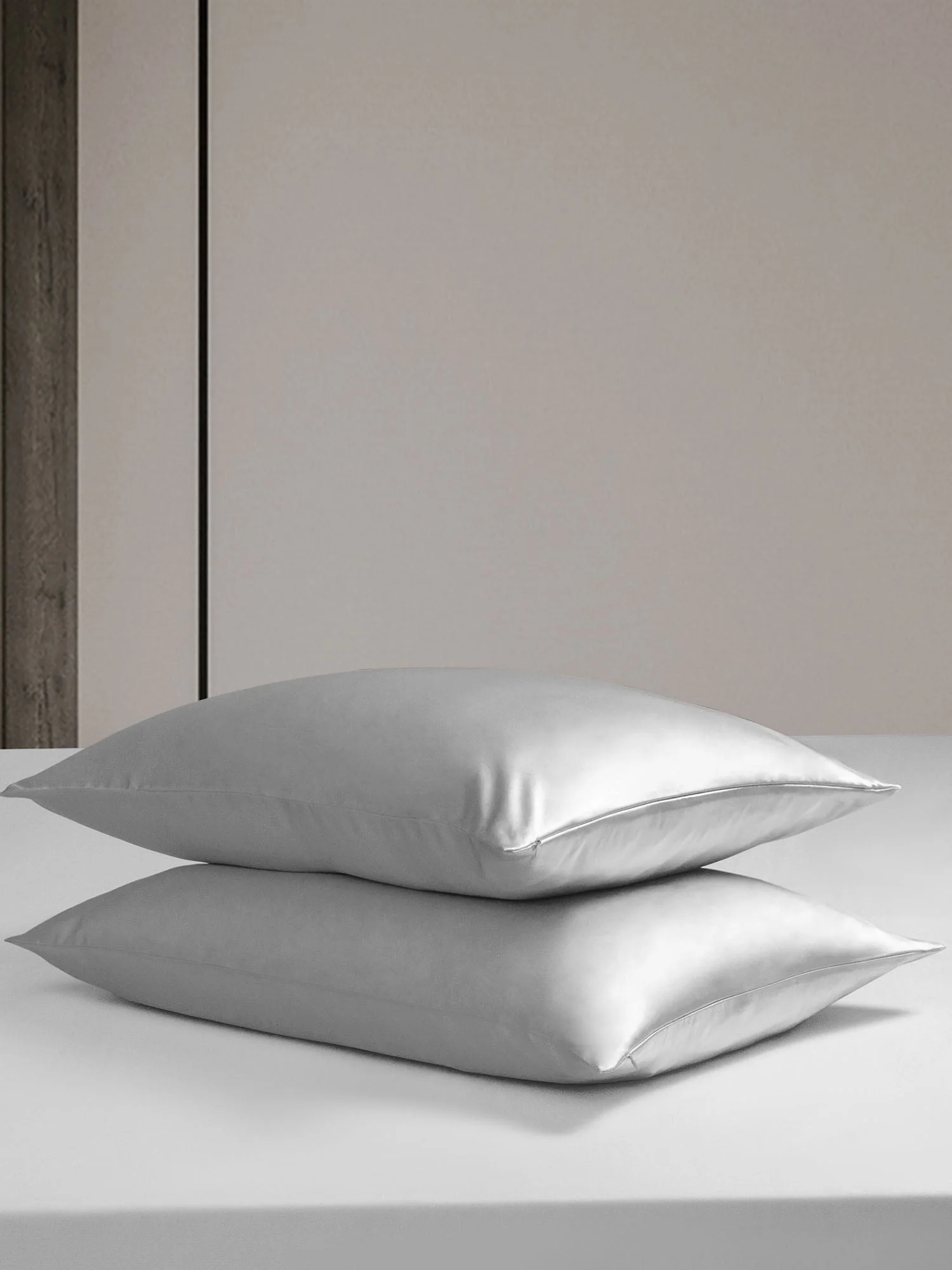 19Momme 4Pcs Silk Set Doona Cover+Flat Sheet+2x Pillowcases - Image 53