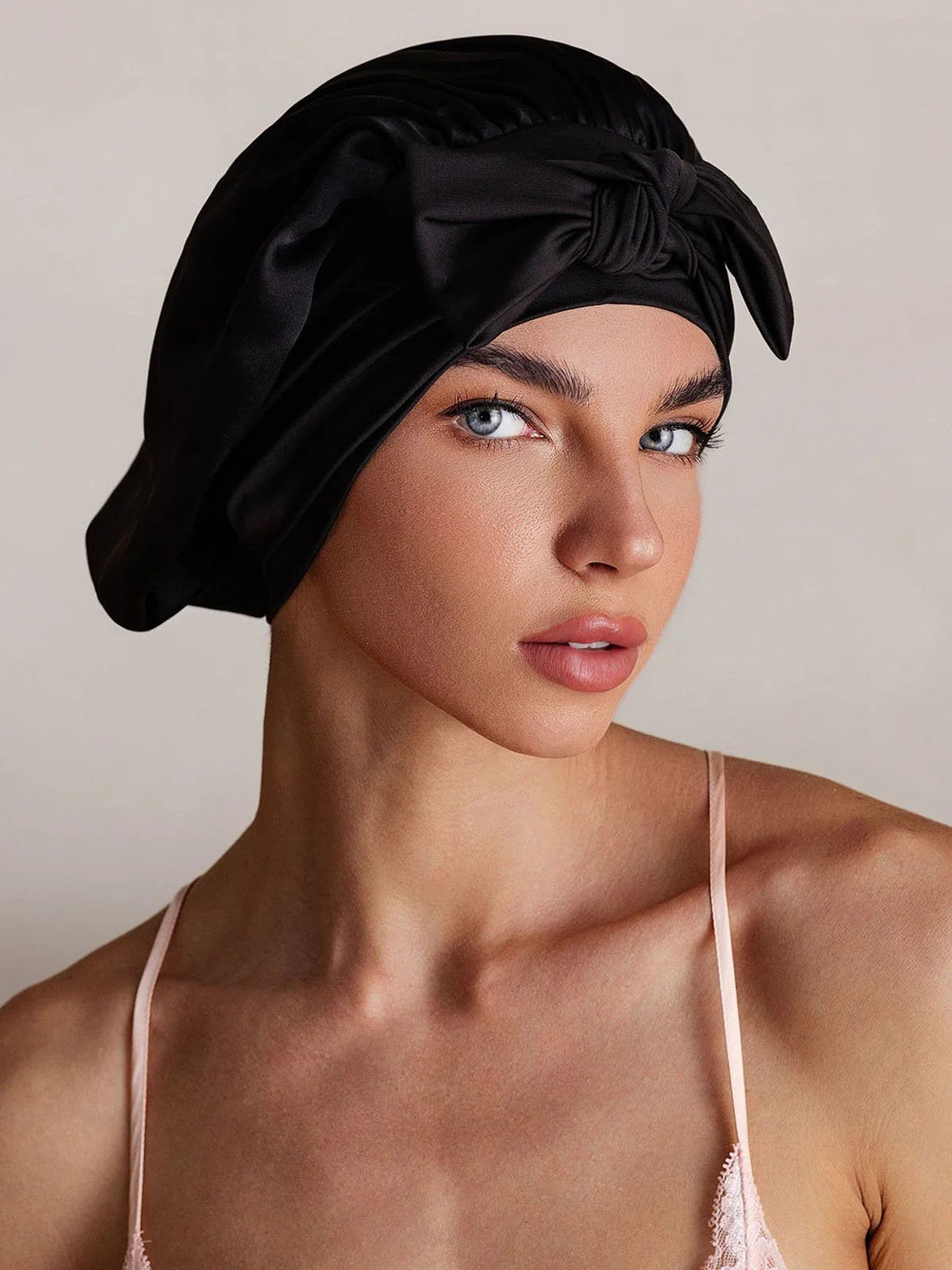 Pure Silk Bowknot Tie Bonnet - Image 11