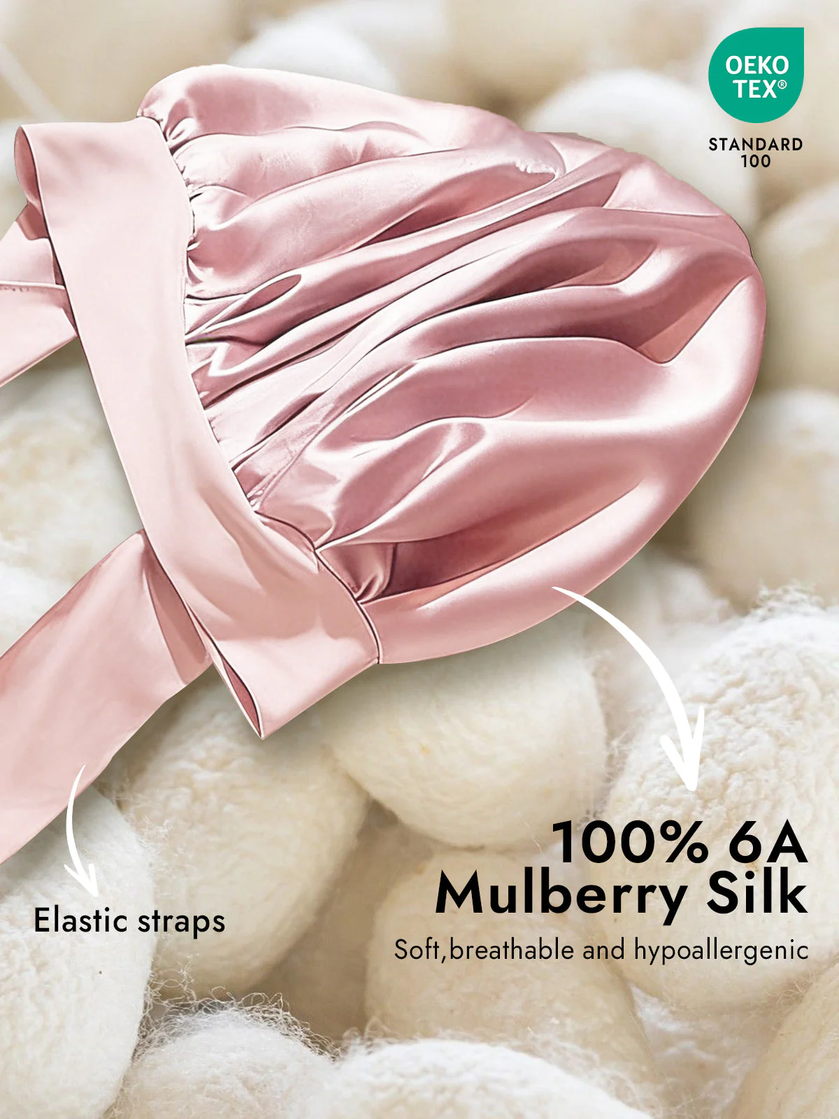 Pure Silk Bowknot Tie Bonnet - Image 24