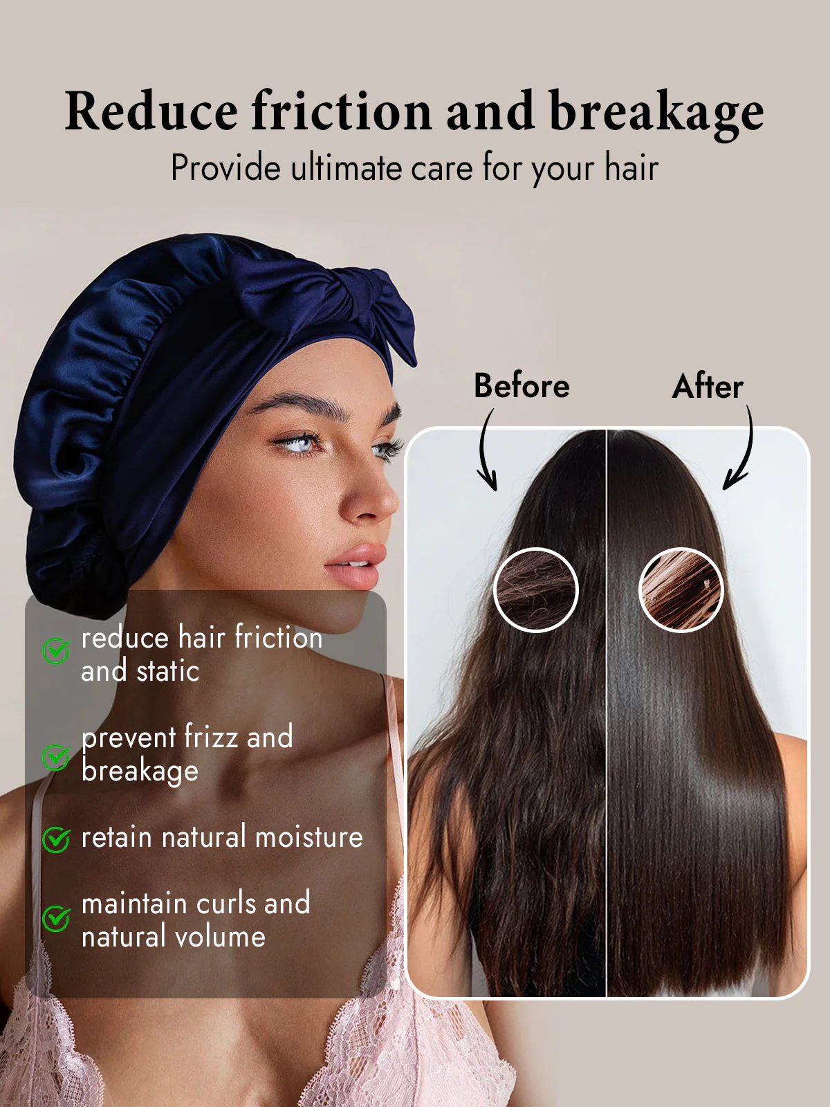 Pure Silk Bowknot Tie Bonnet - Image 31