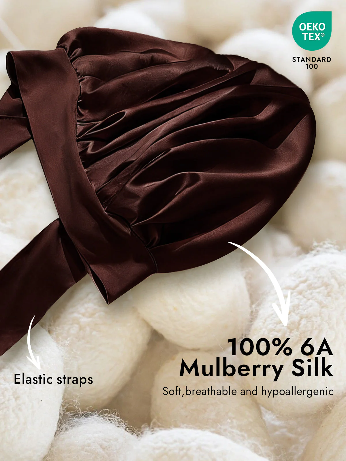 Pure Silk Bowknot Tie Bonnet - Image 36
