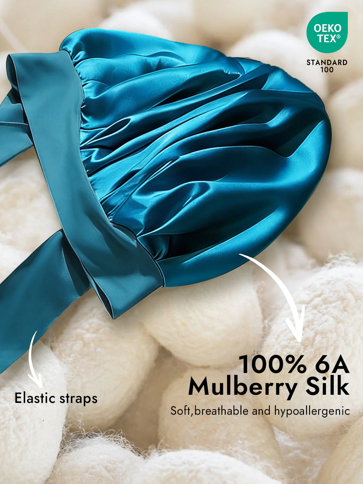 Pure Silk Bowknot Tie Bonnet - Image 42