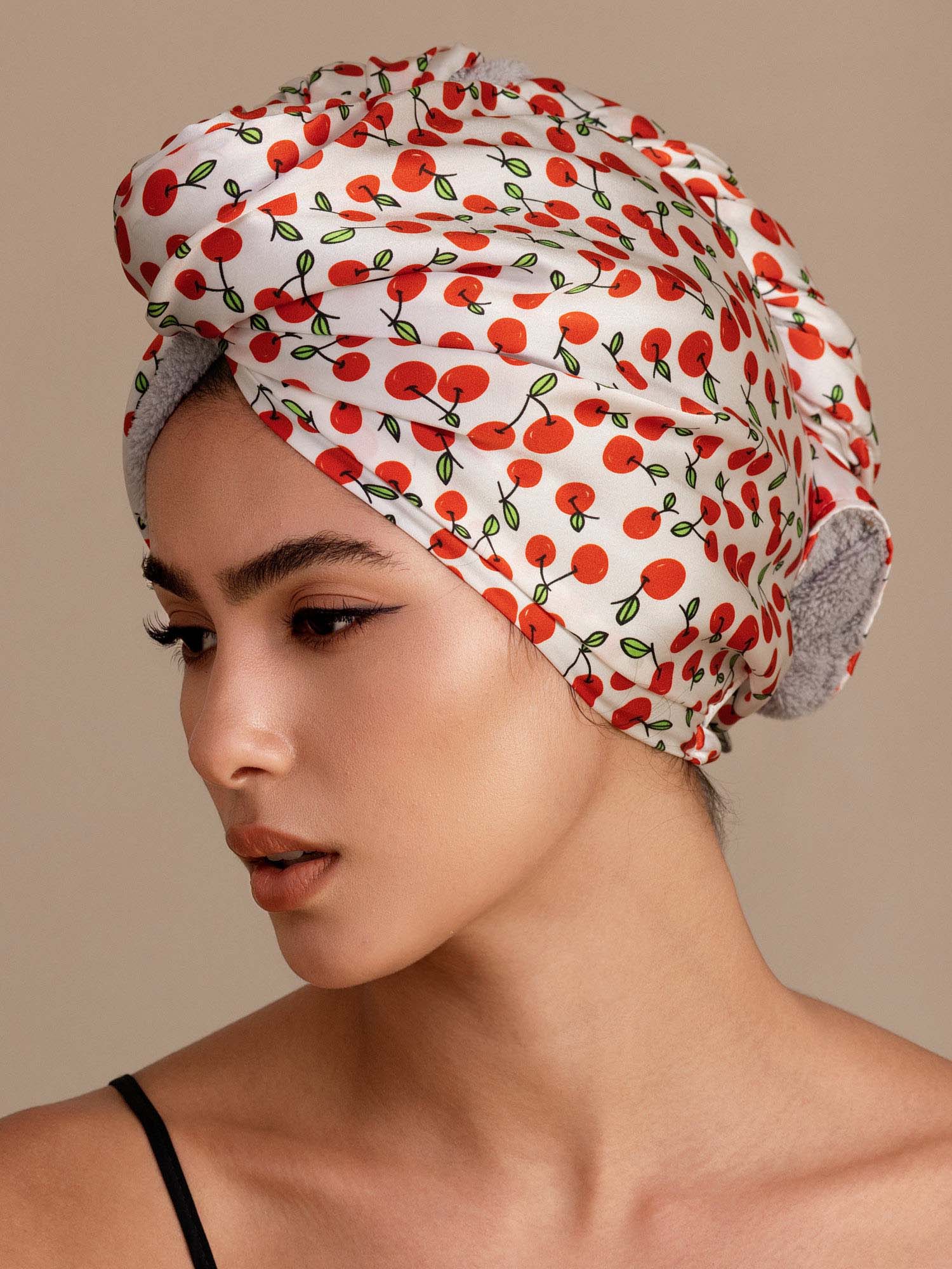 100% Mulberry Silk Double-Sided Hair Towel Wrap – Quick Dry, Frizz Free & Gentle on Hair - Image 15