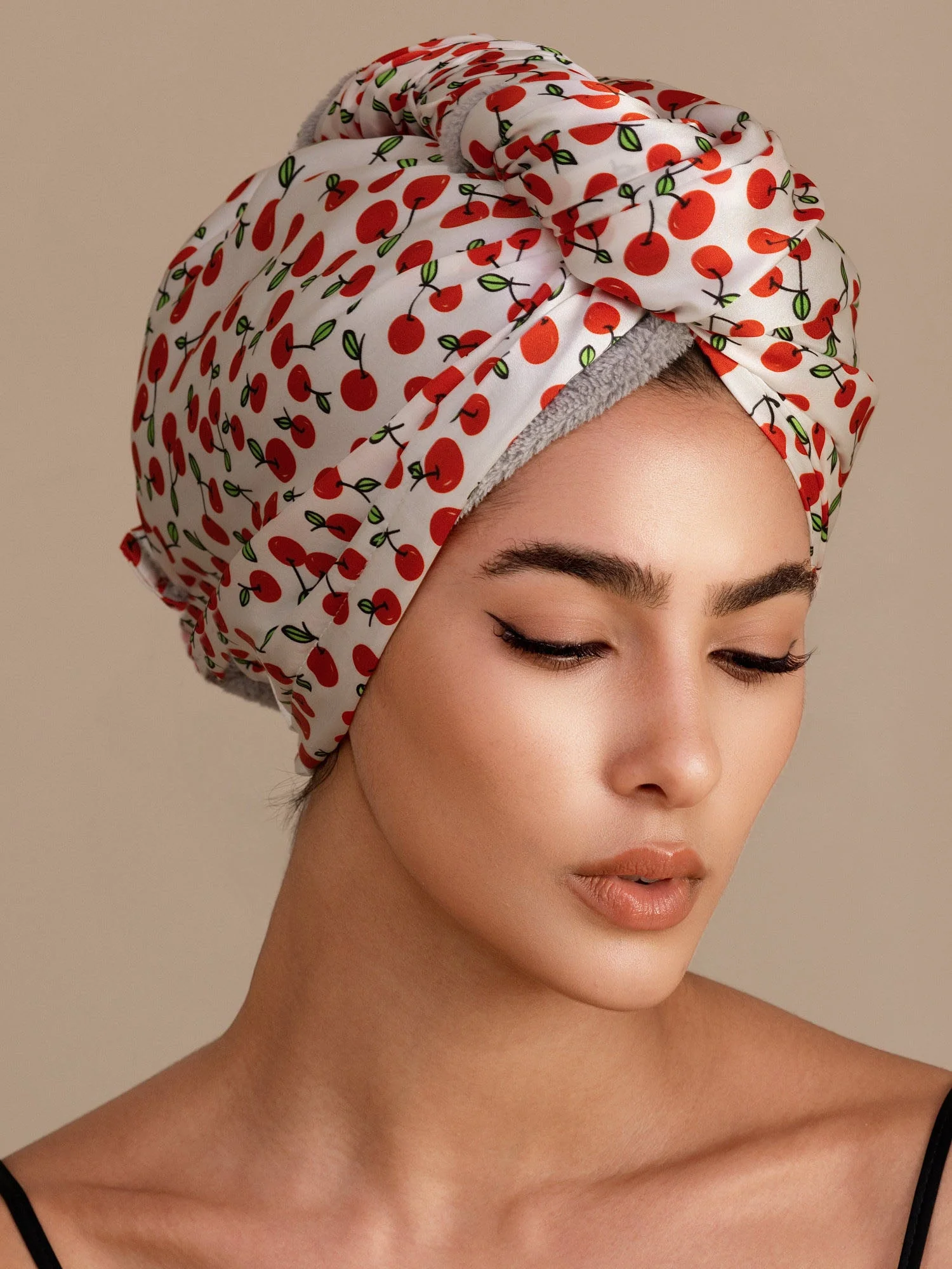 100% Mulberry Silk Double-Sided Hair Towel Wrap – Quick Dry, Frizz Free & Gentle on Hair - Image 17