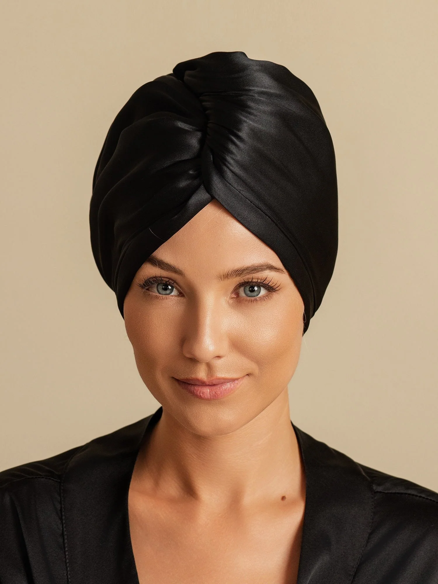 100% Mulberry Silk Double-Sided Hair Towel Wrap – Quick Dry, Frizz Free & Gentle on Hair - Image 30