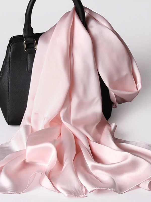Pure Silk Rectangle Long Scarf/Shawl 170x53cm/67 - Image 43